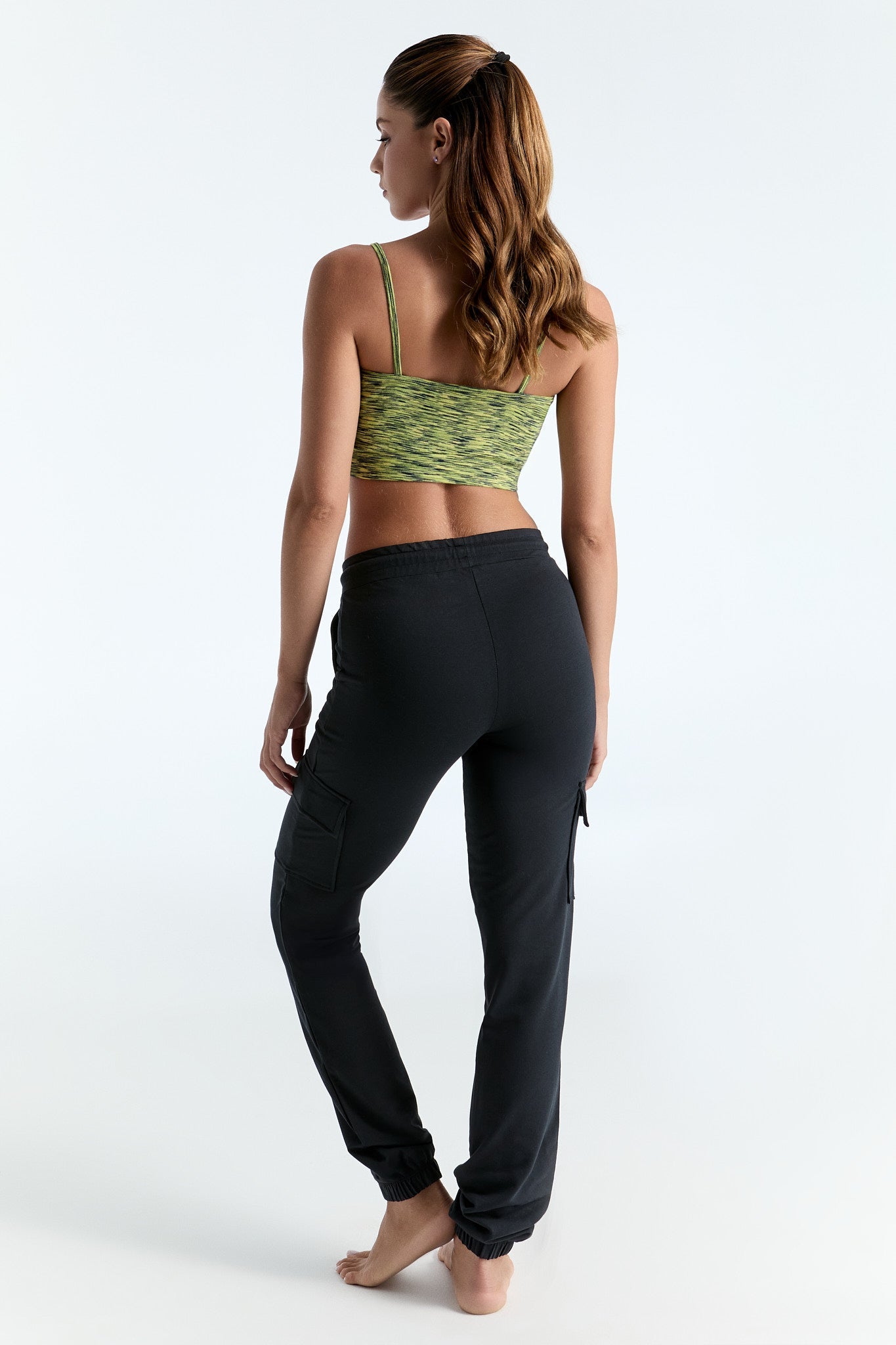 T1354-01 | Damen Cargohose - Schwarz