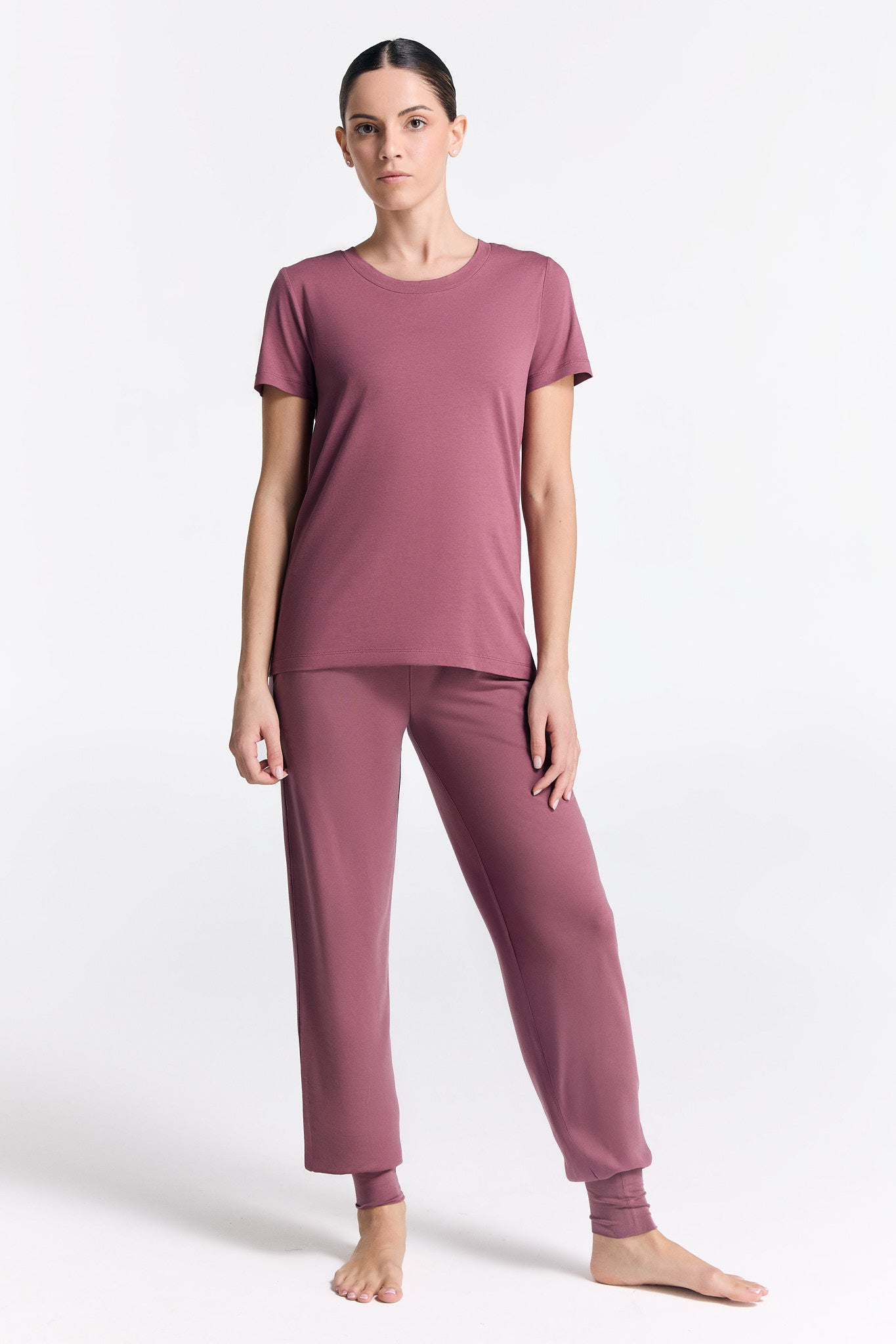 T1100-39 | TENCEL™ Active Damen Kurzarmshirt - Nocturne