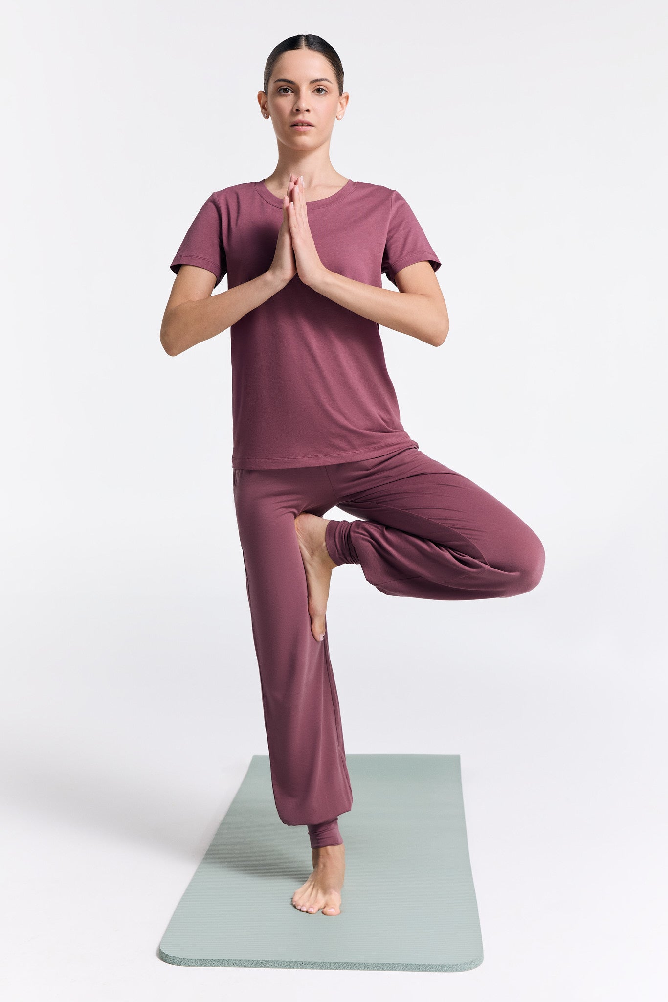 T1100-39 | TENCEL™ Active Damen Kurzarmshirt - Nocturne