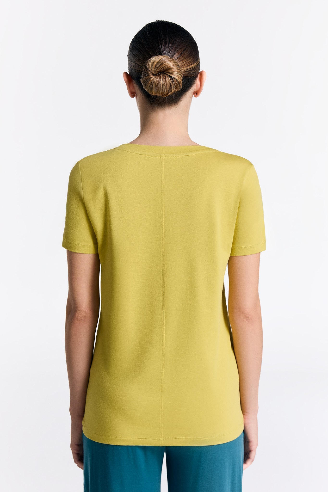 T1100-40 | TENCEL™ Active Damen Kurzarmshirt - Lime