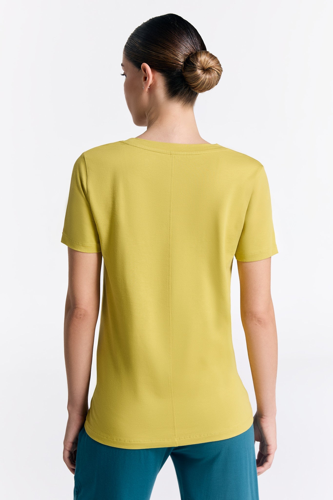 T1100-40 | TENCEL™ Active Damen Kurzarmshirt - Lime
