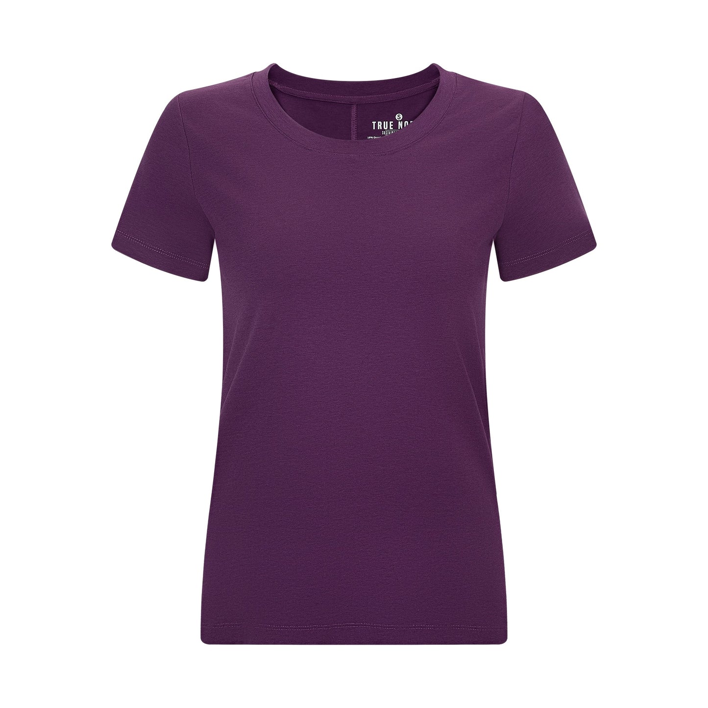 T1100-41 | TENCEL™ Active Damen Kurzarmshirt - Weinbeere