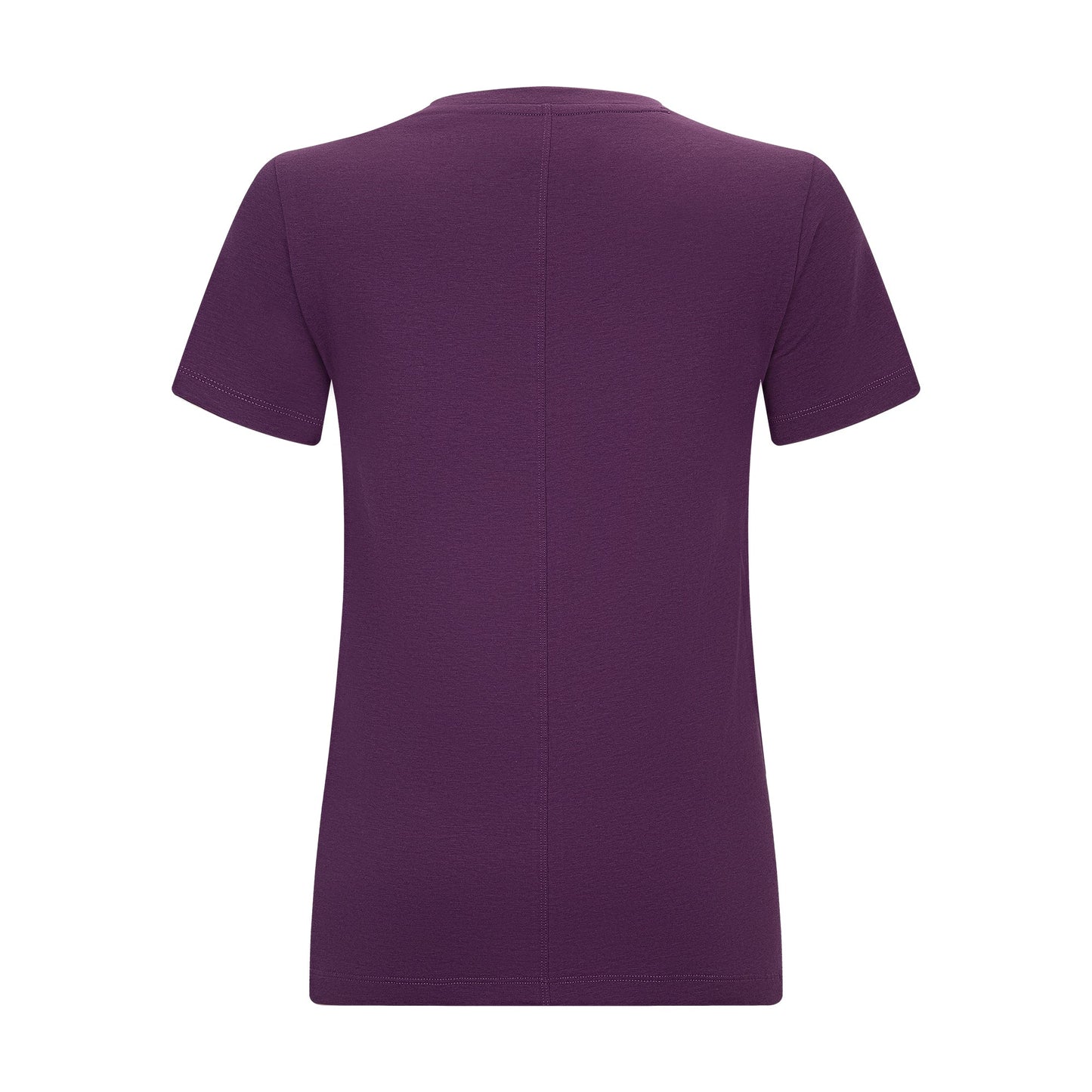 T1100-41 | TENCEL™ Active Damen Kurzarmshirt - Weinbeere