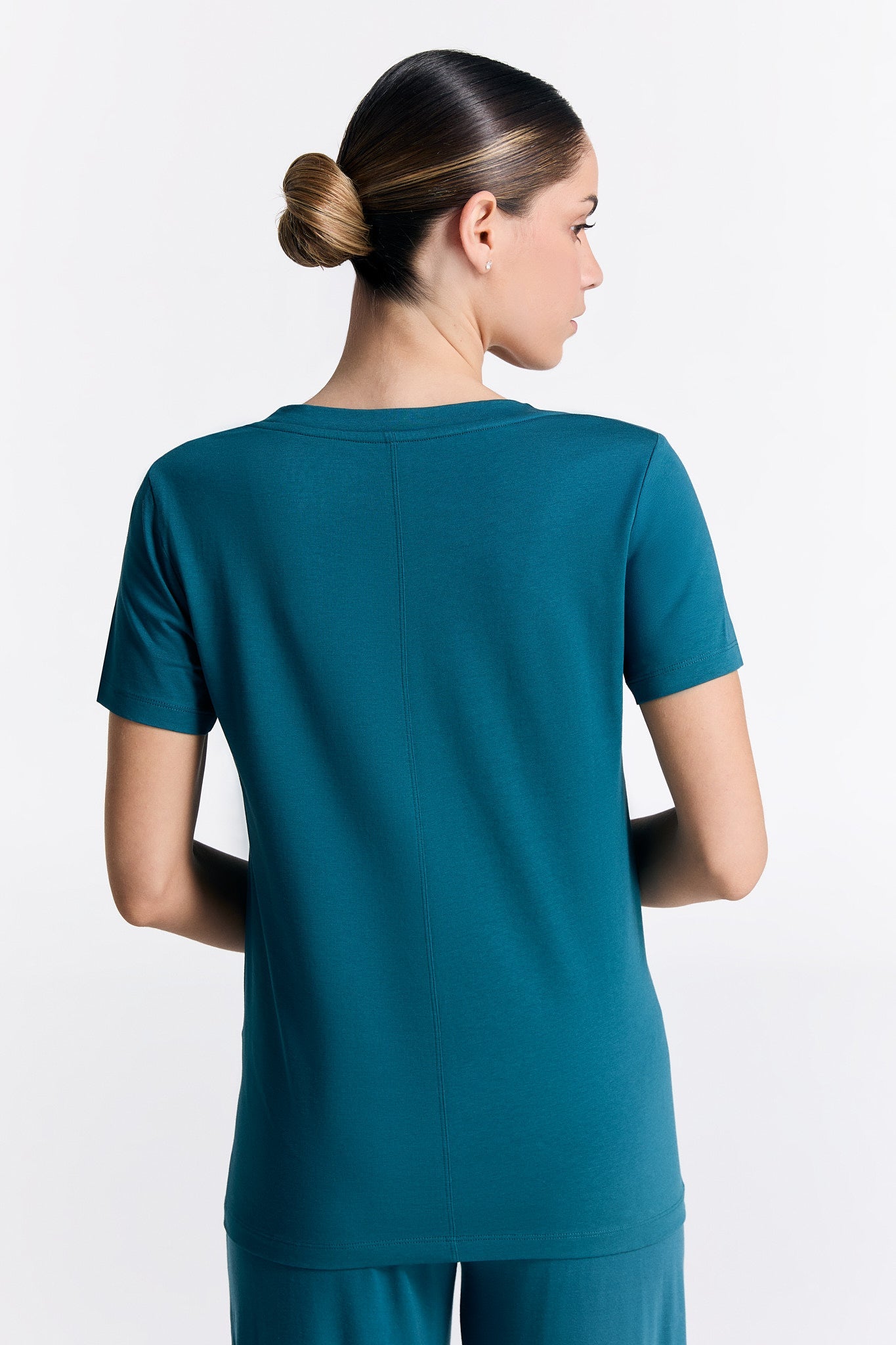 T1100-43 | TENCEL™ Active Damen Kurzarmshirt - Libelle