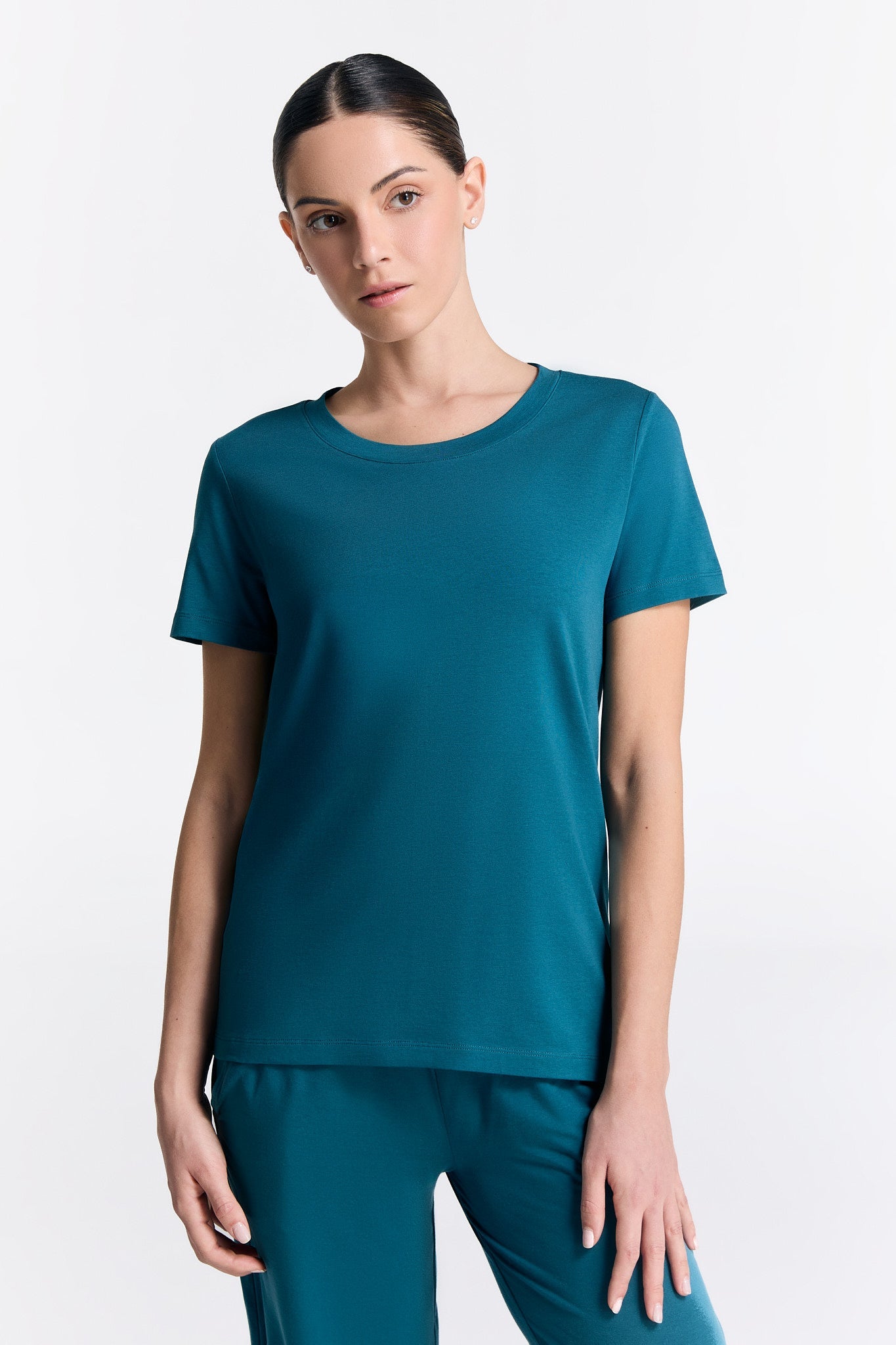 T1100-43 | TENCEL™ Active Damen Kurzarmshirt - Libelle