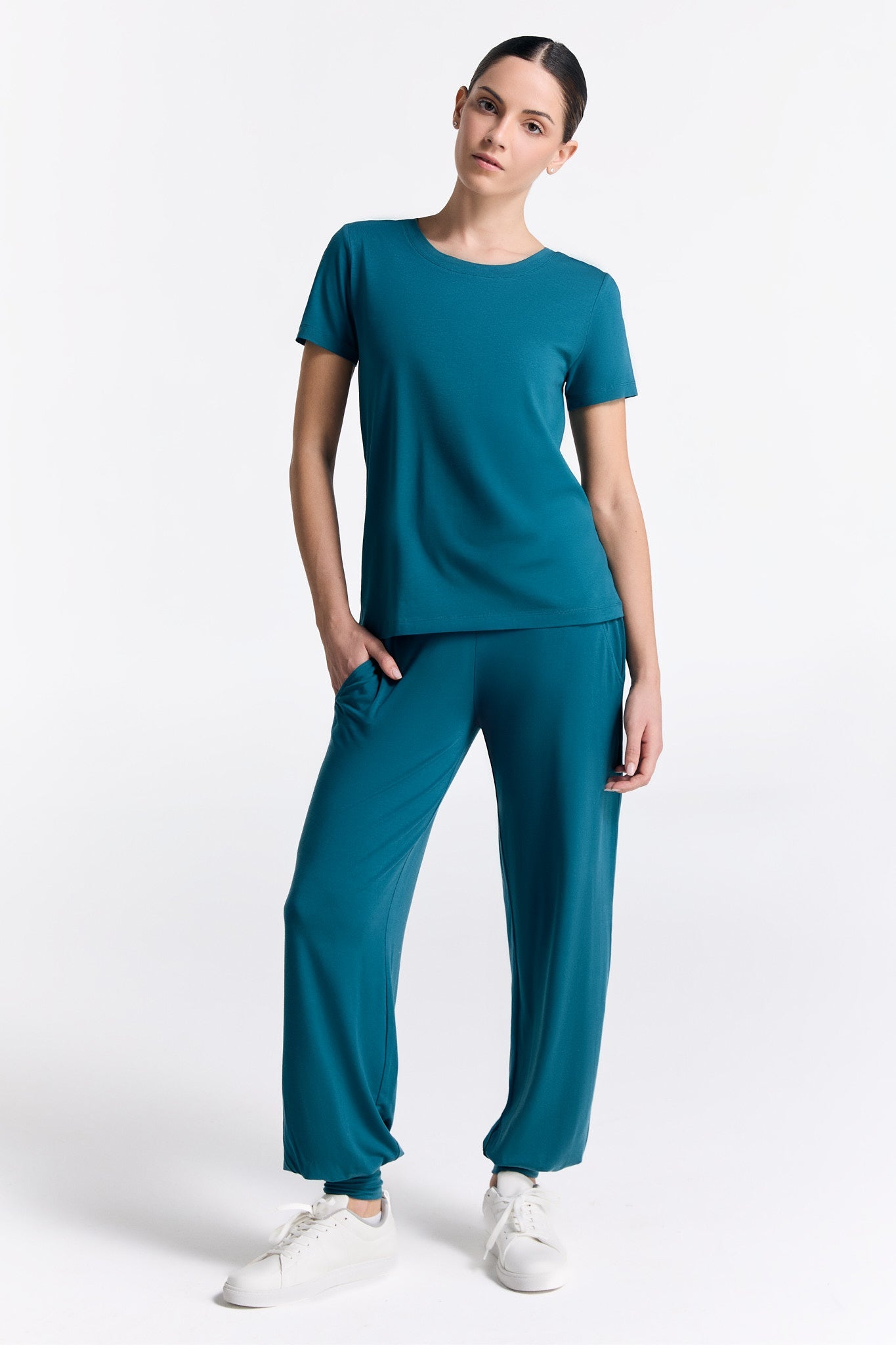 T1100-43 | TENCEL™ Active Damen Kurzarmshirt - Libelle