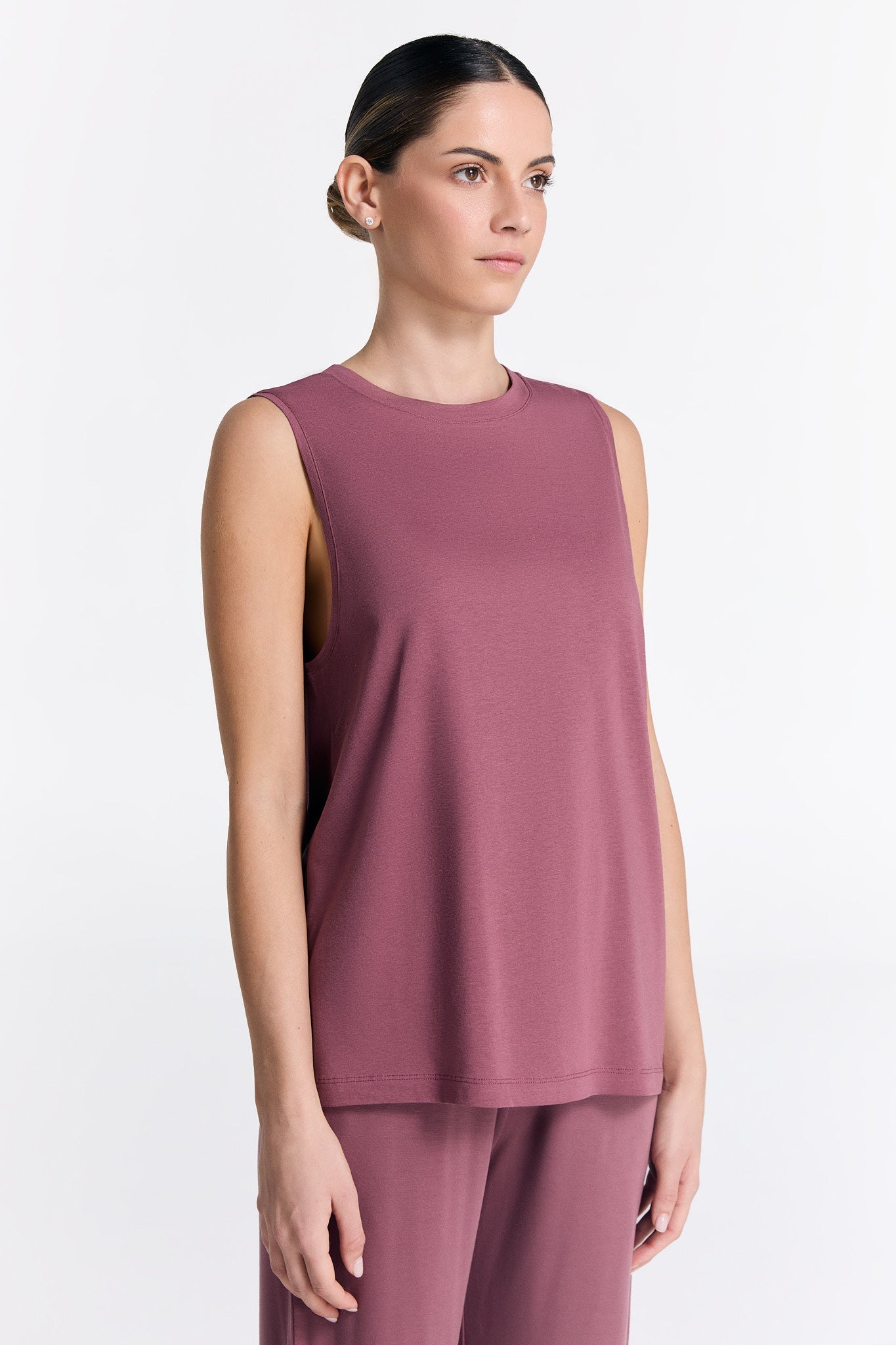 T1211-39 | TENCEL™ Active Damen Top hochgeschlossen - Nocturne
