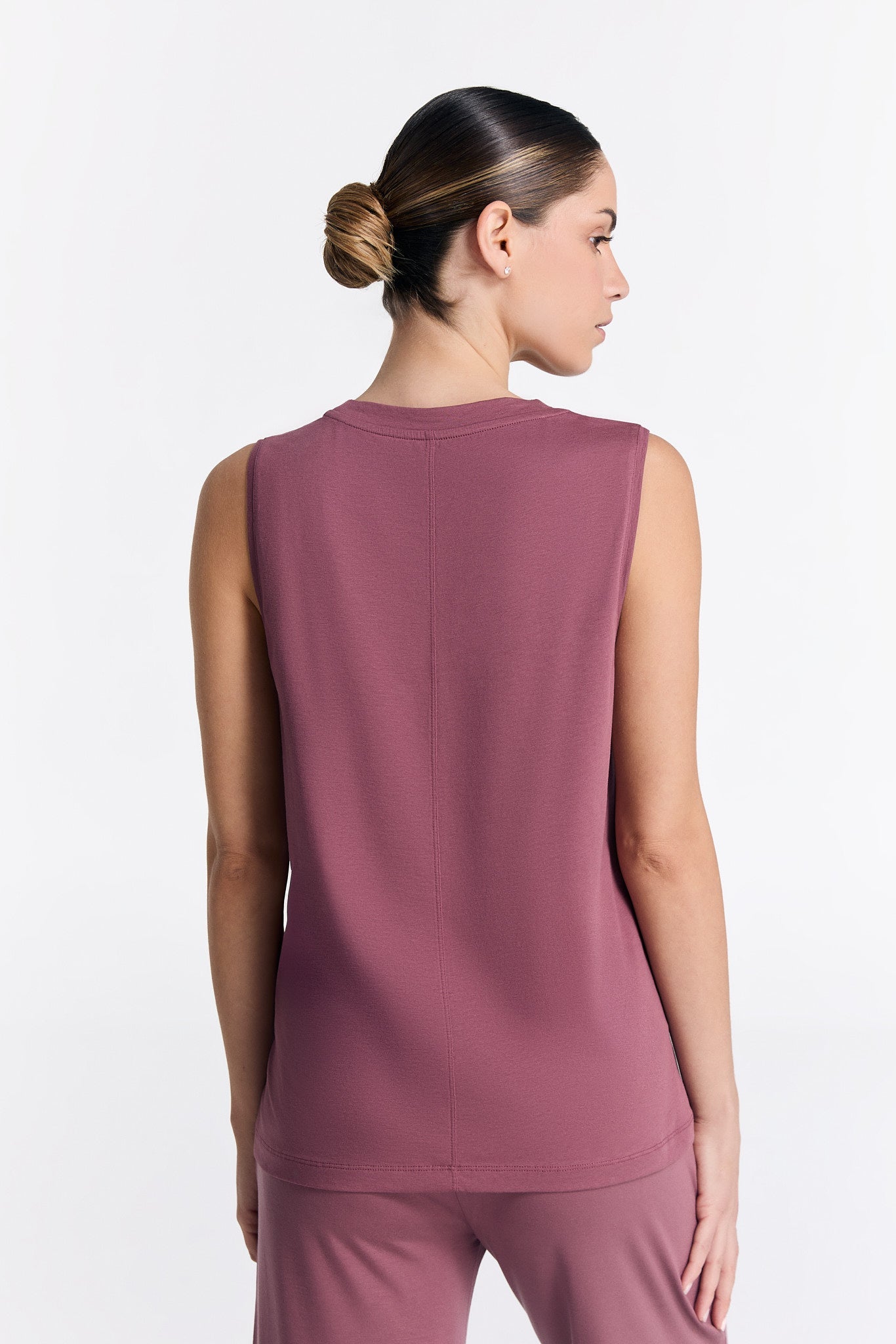 T1211-39 | TENCEL™ Active Damen Top hochgeschlossen - Nocturne