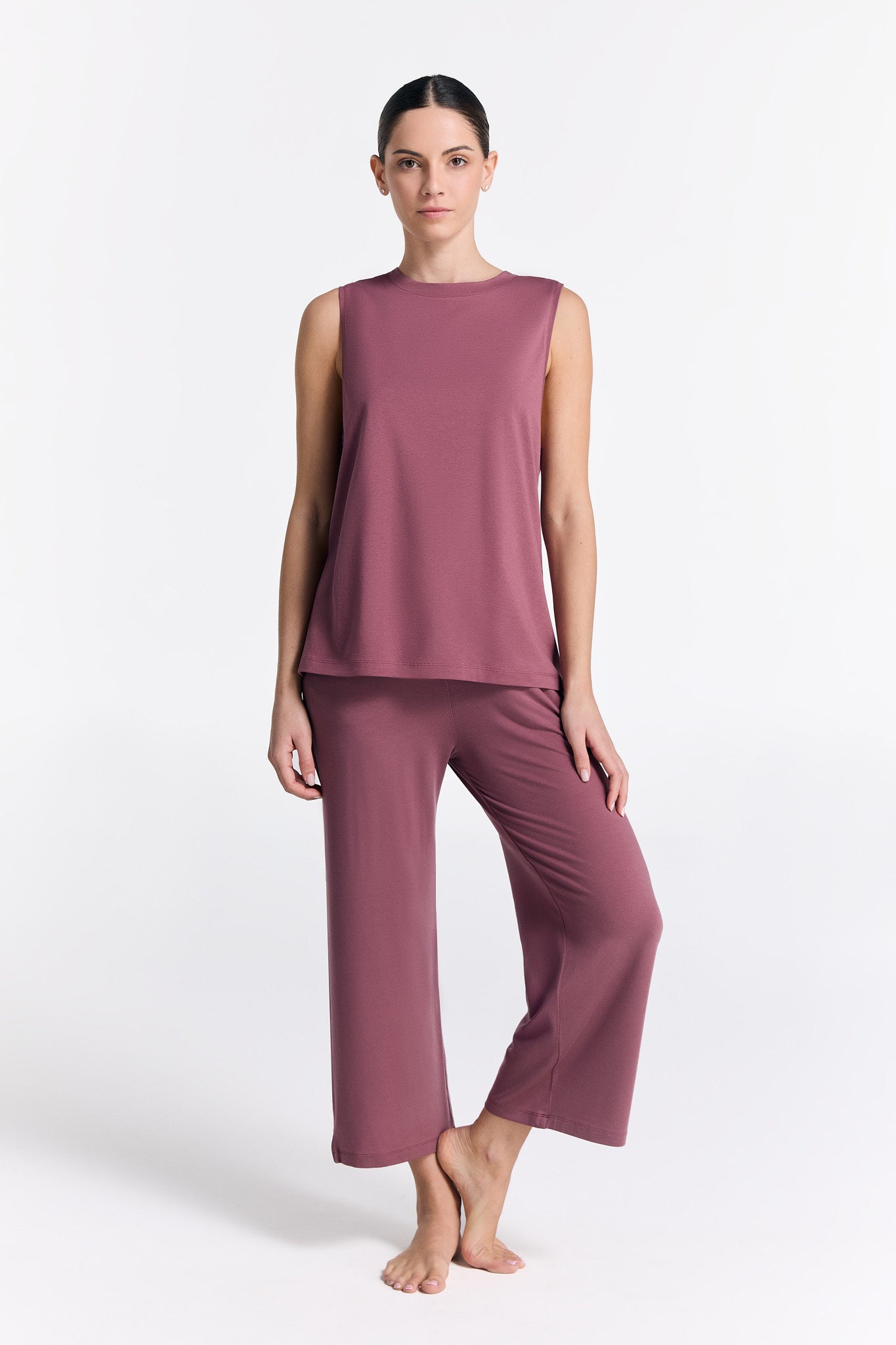 T1211-39 | TENCEL™ Active Damen Top hochgeschlossen - Nocturne
