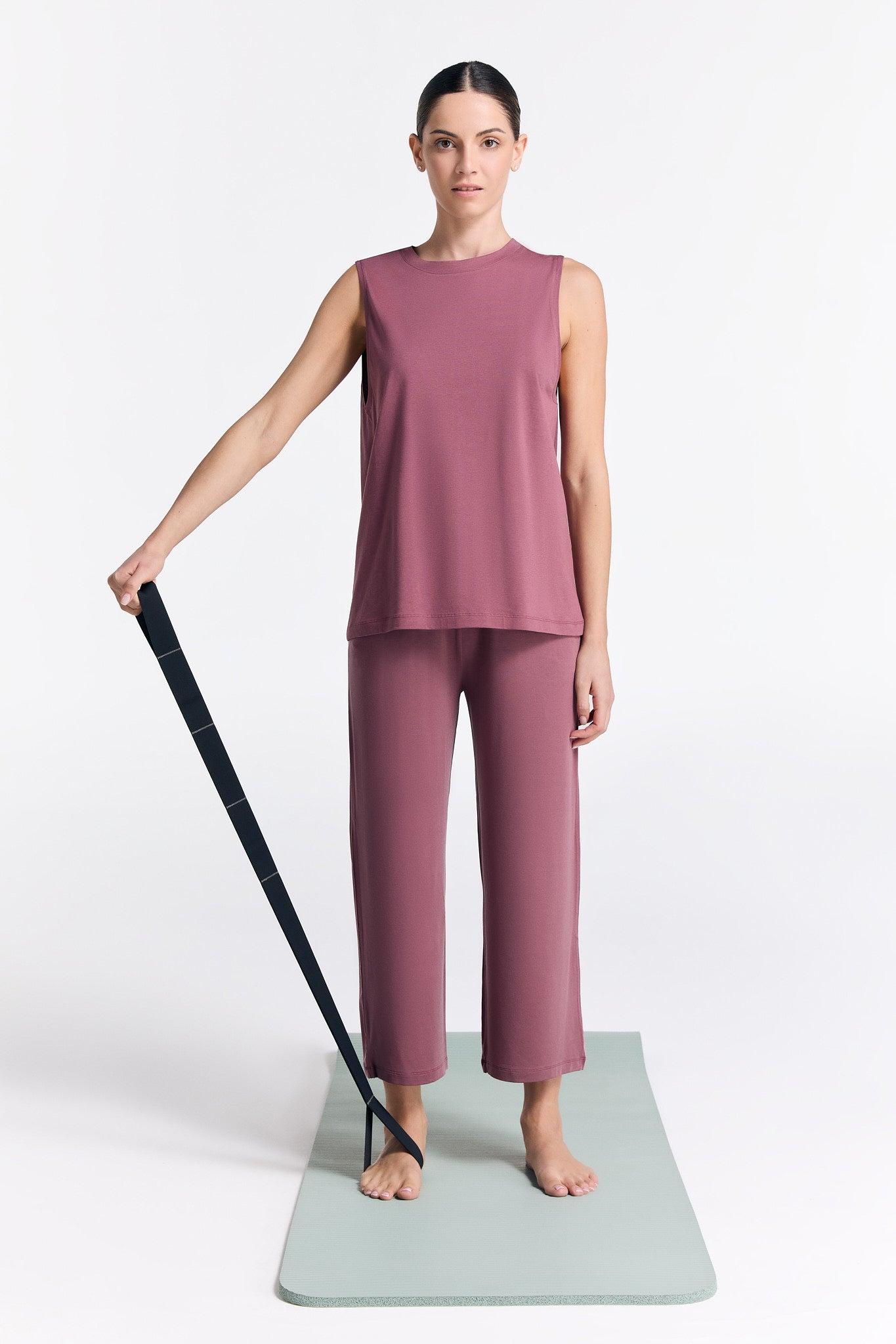 T1211-39 | TENCEL™ Active Damen Top hochgeschlossen - Nocturne