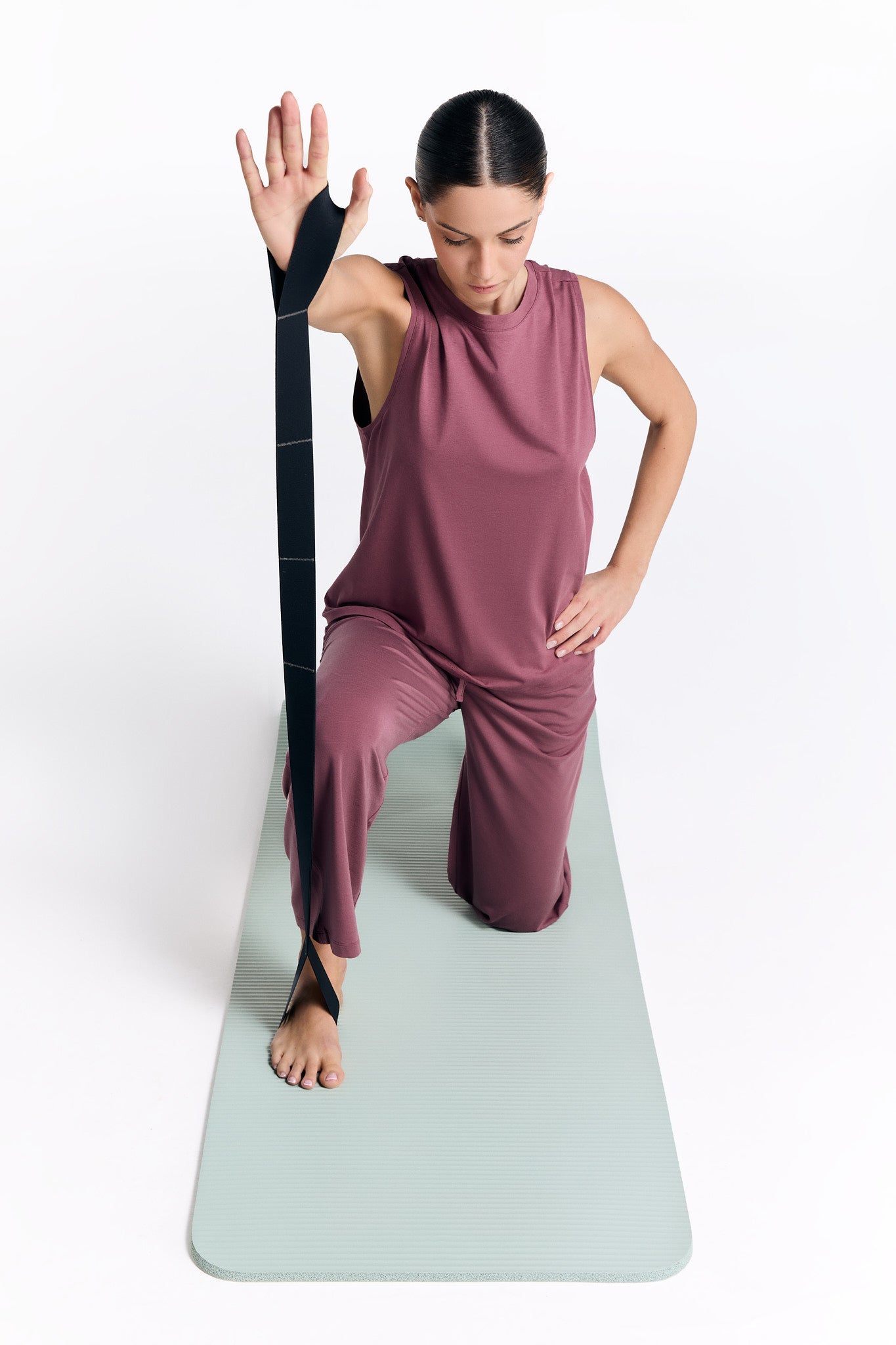 T1211-39 | TENCEL™ Active Damen Top hochgeschlossen - Nocturne