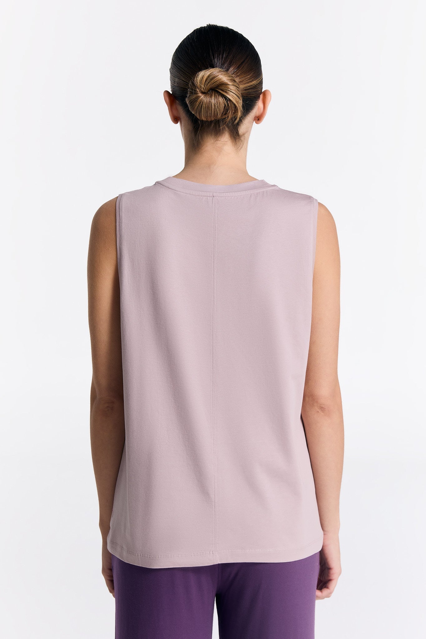 T1211-42 | TENCEL™ Active Damen Top hochgeschlossen - Rosenrauch