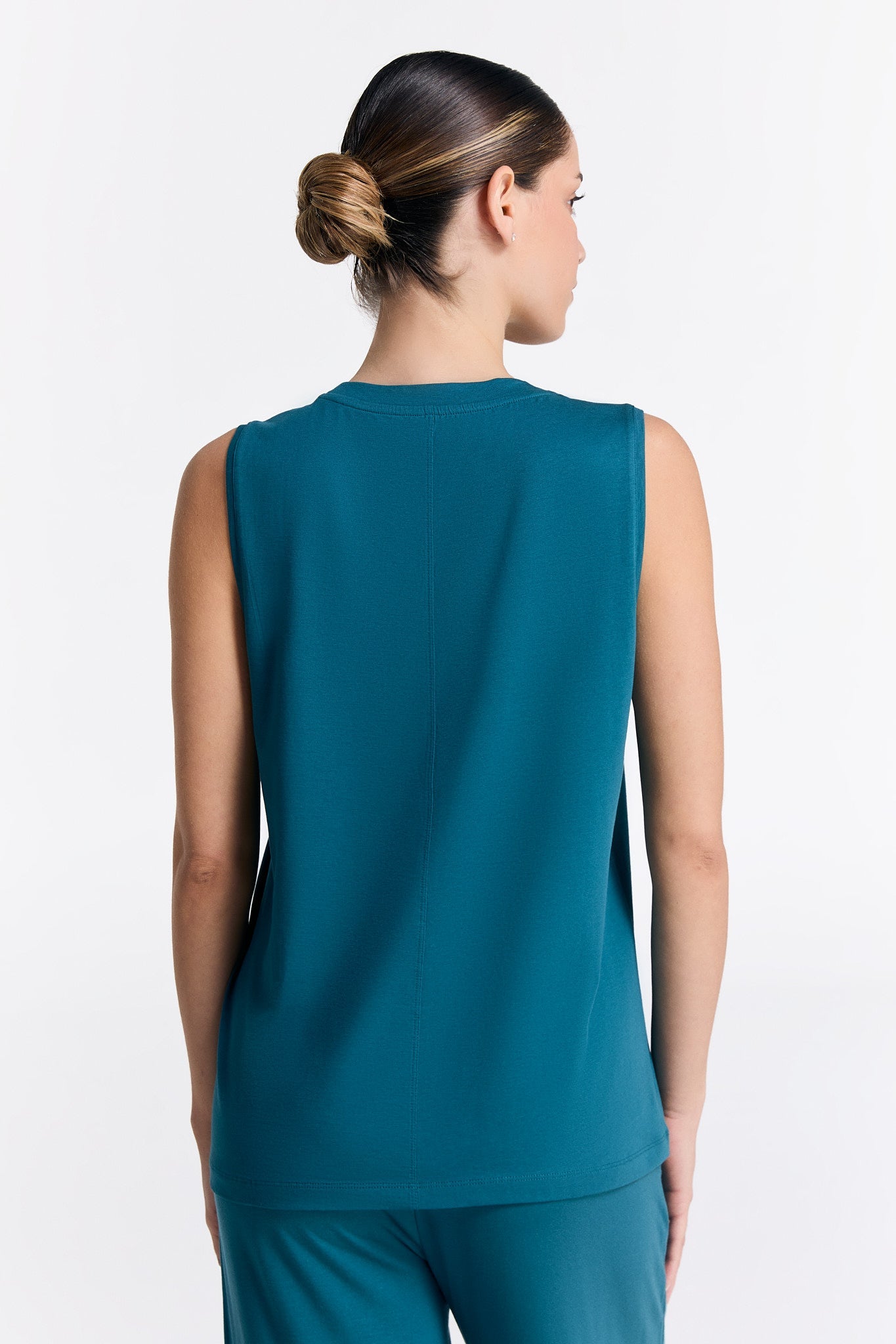 T1211-43 | TENCEL™ Active Damen Top hochgeschlossen - Libelle