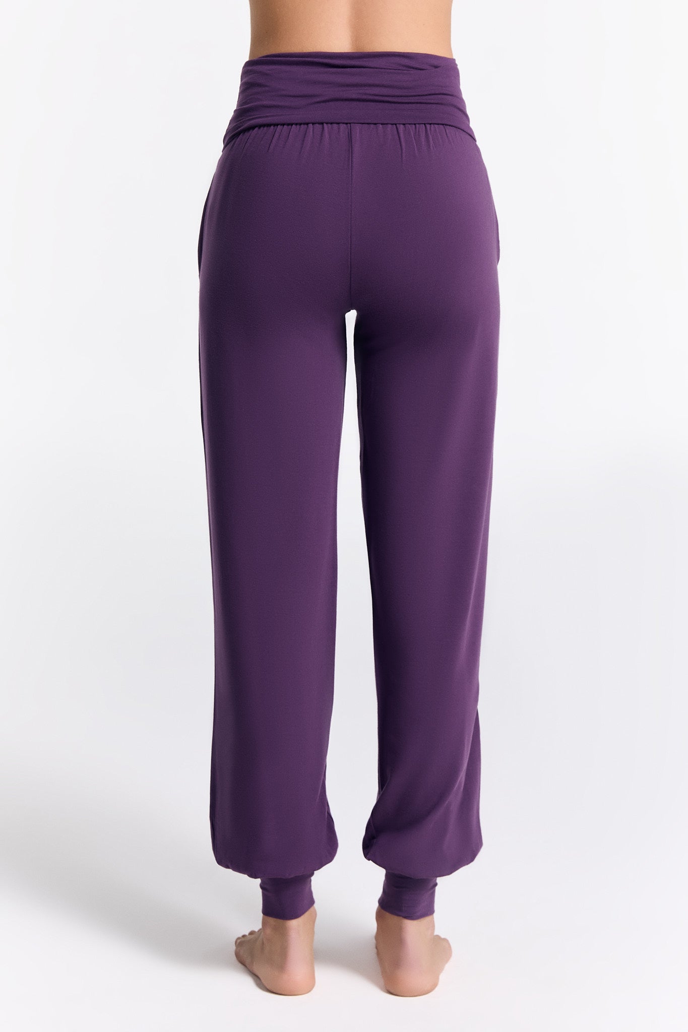 T1320-41 | TENCEL™ Intimate Damen Yoga Hose - Weinbeere
