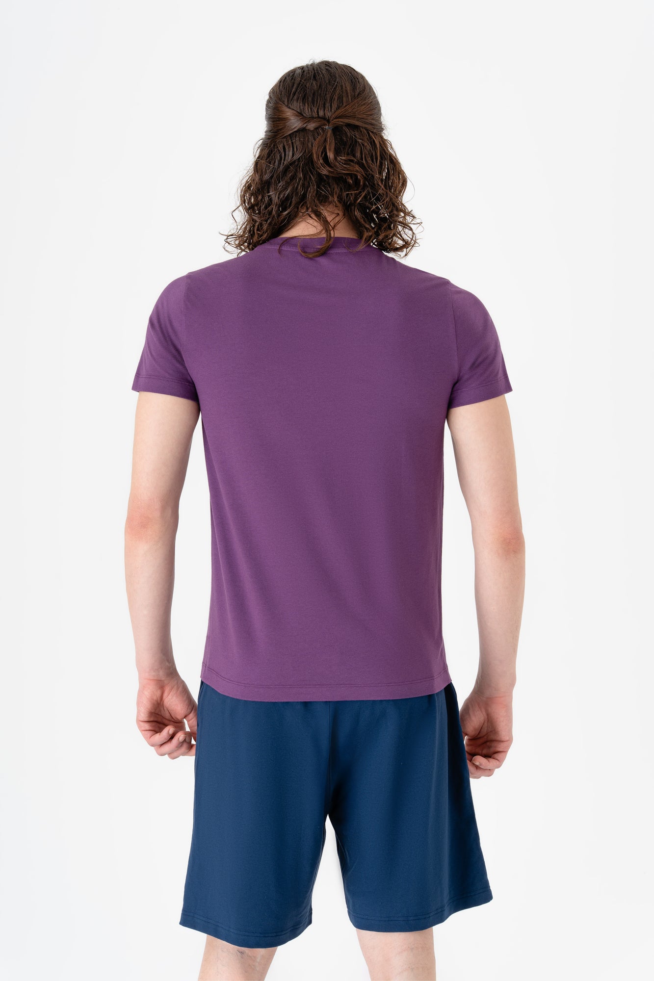 T2100-41 | TENCEL™ Active Herren T-Shirt - Weinbeere