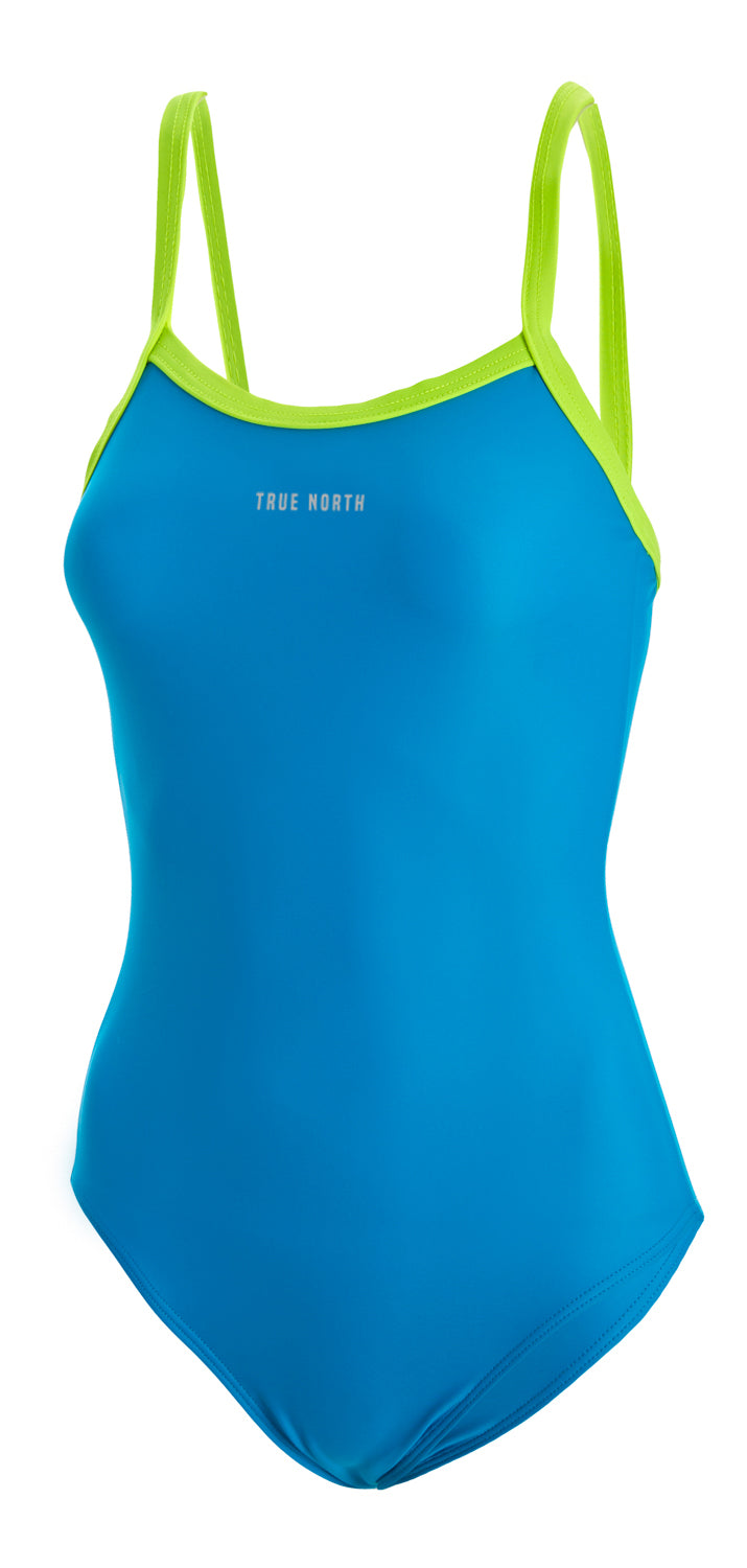 T8120-45 | Damen Sport-Badeanzug – Nachhaltig, ECONYL® Recycled, Made in EU, Schnelltrocknend - Surf