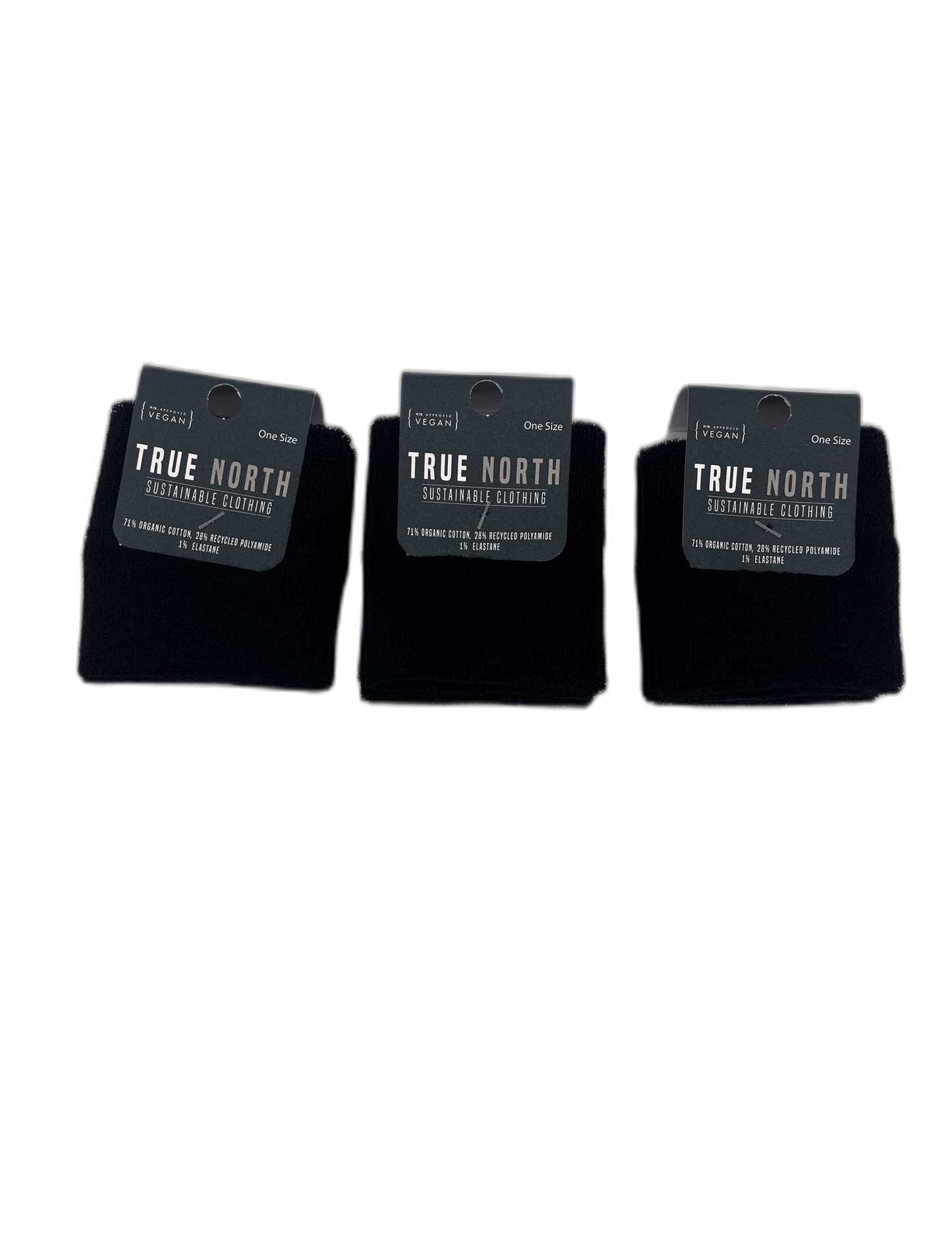 T3002-01 | Schweißband(3er Pack) - Black