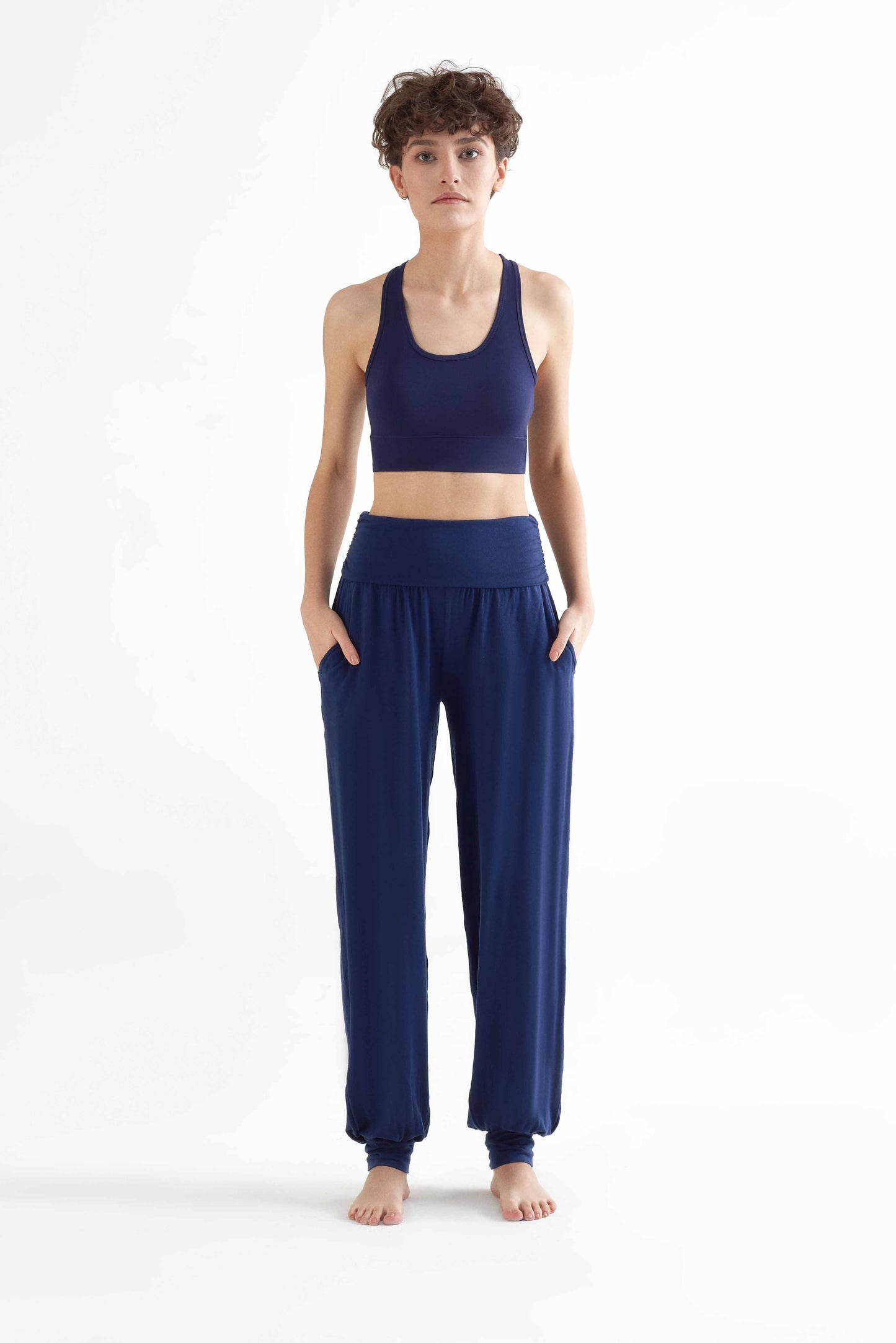 T1200-03 | Damen Sport BH recyclet - Navy