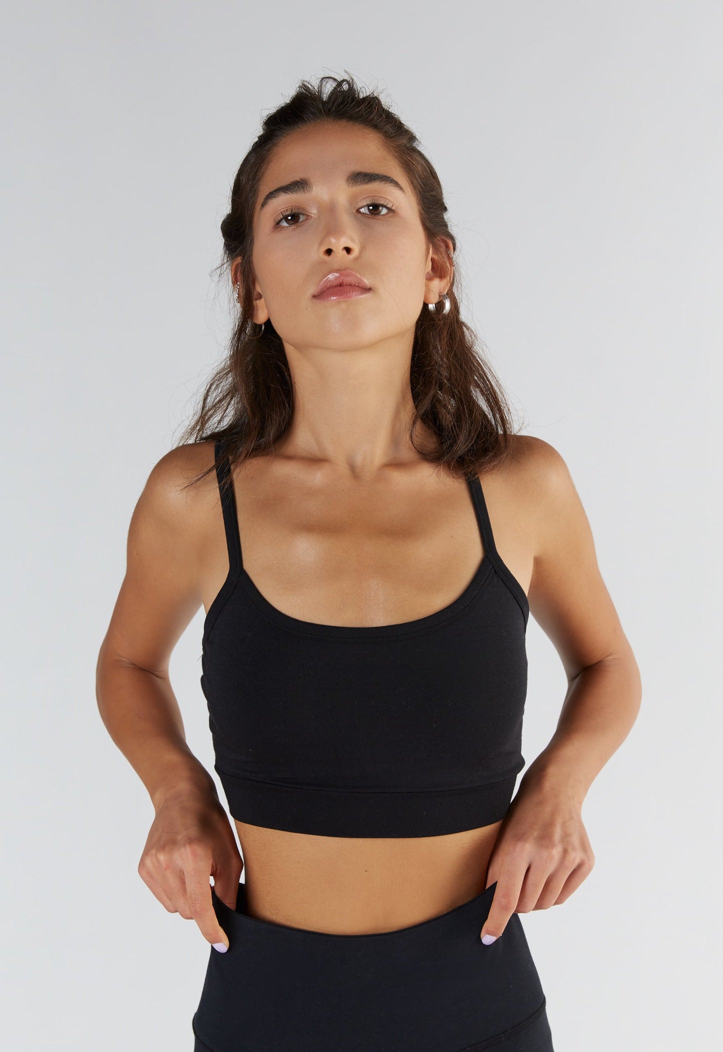 T1201-01 | TENCEL™ Active Damen Bra Top - Black