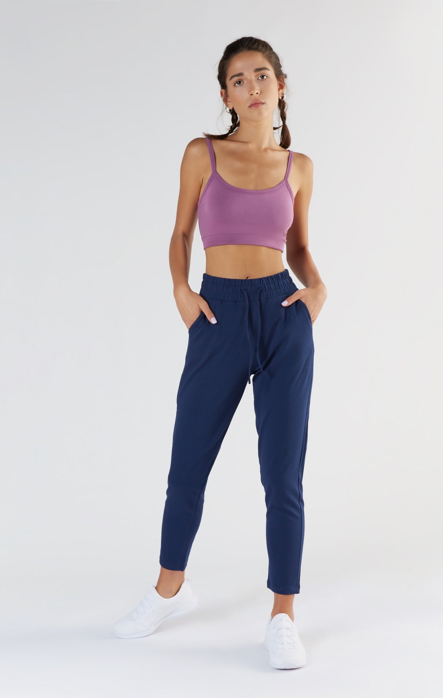 T1201-16 | TENCEL™ Active Damen Bra Top - Purple Nitro