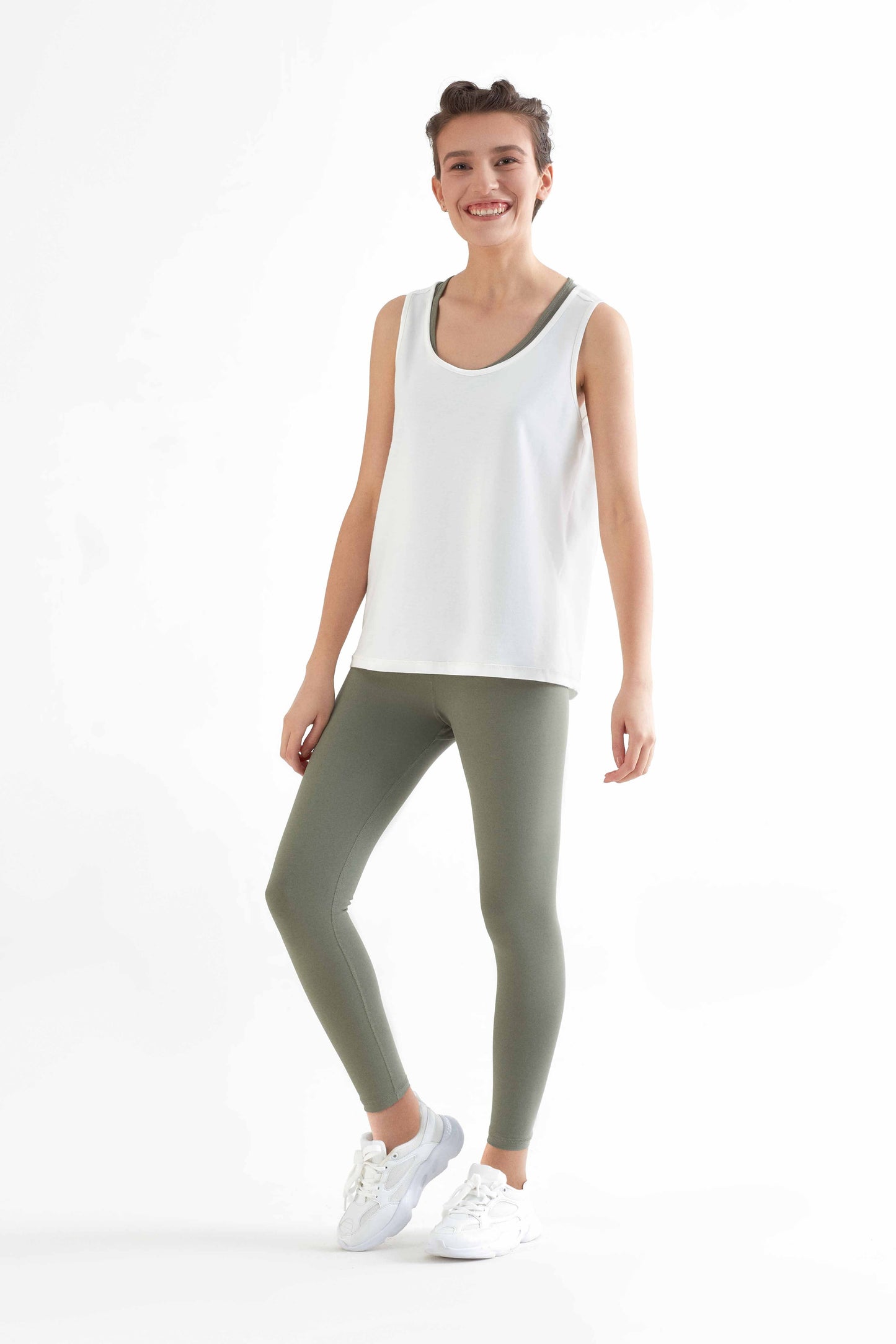 T1310-05 | Damen 7/8 Leggings recyclet - Light Green