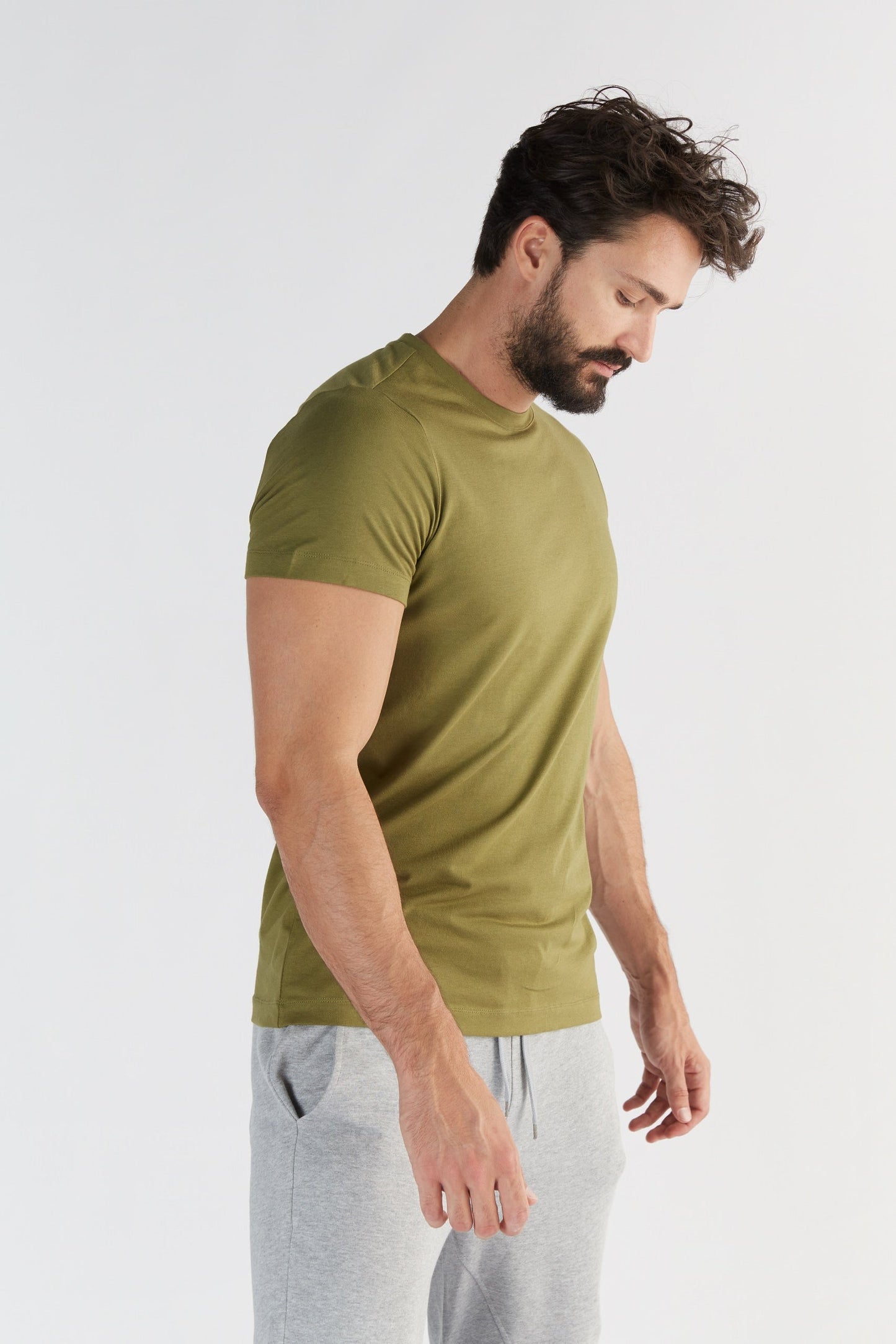 T2100-13 | TENCEL™ Active Herren T-Shirt - Olive