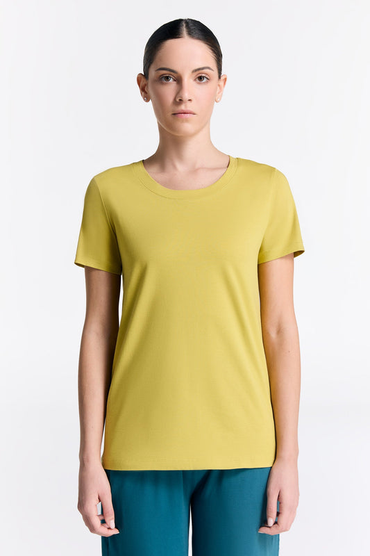 T1100-40 | TENCEL™ Active Damen Kurzarmshirt - Lime