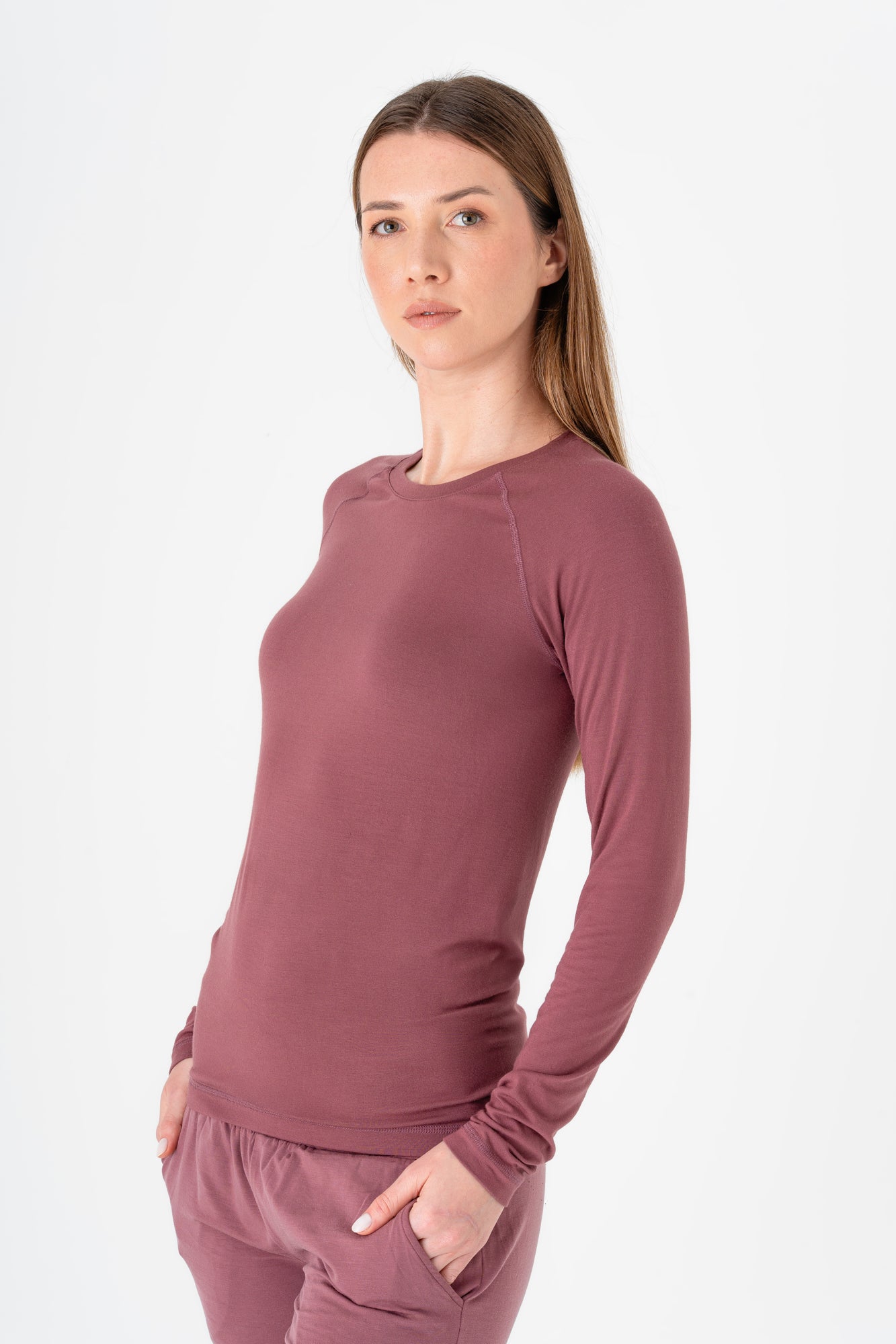 T1110-39 | TENCEL™ Active Damen Langarmshirt - Nocturne