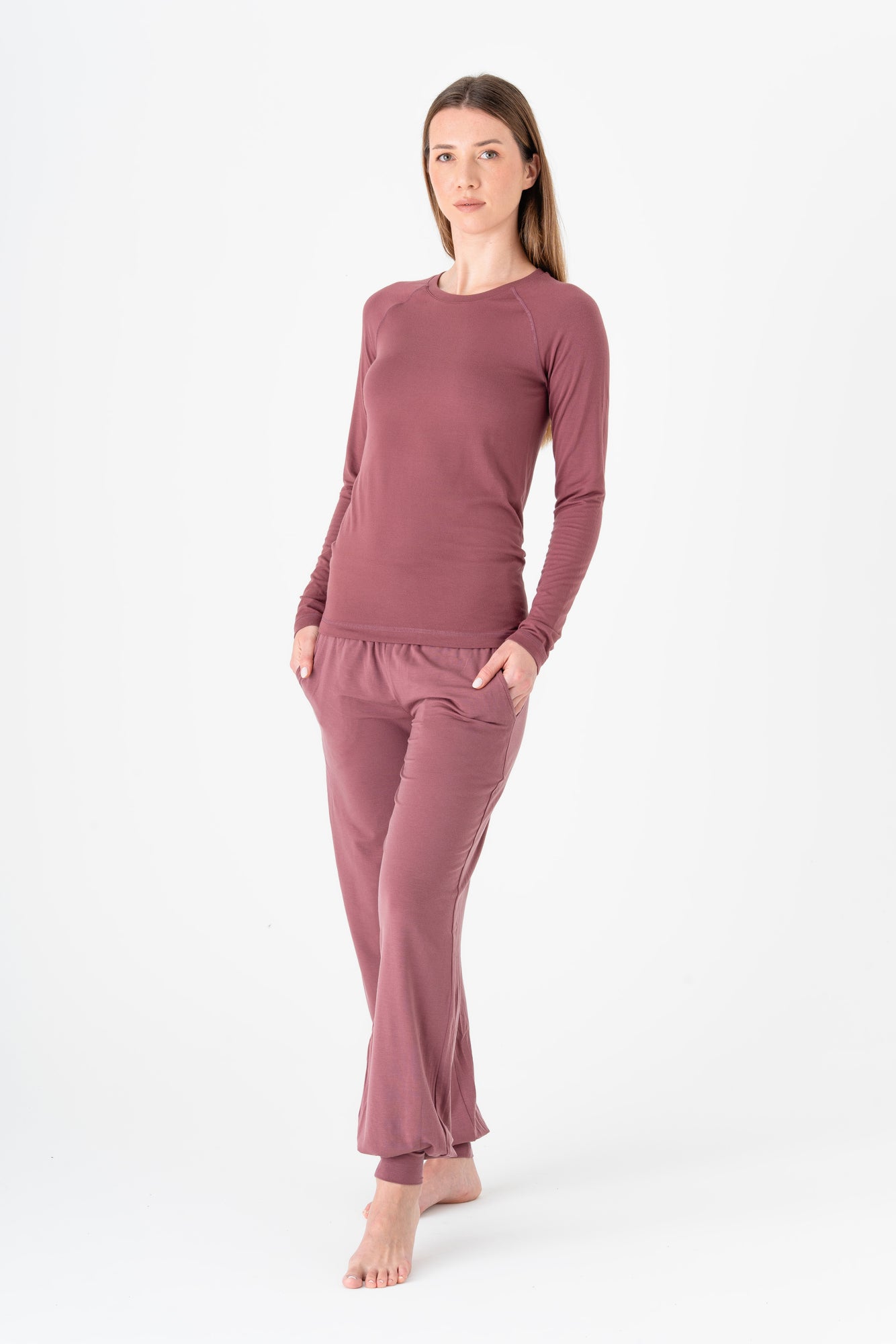T1110-39 | TENCEL™ Active Damen Langarmshirt - Nocturne