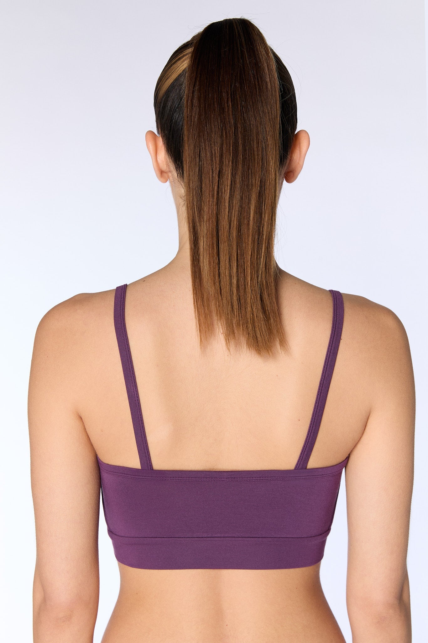 T1201-41 | TENCEL™ Active Damen Bra Top - Weinbeere