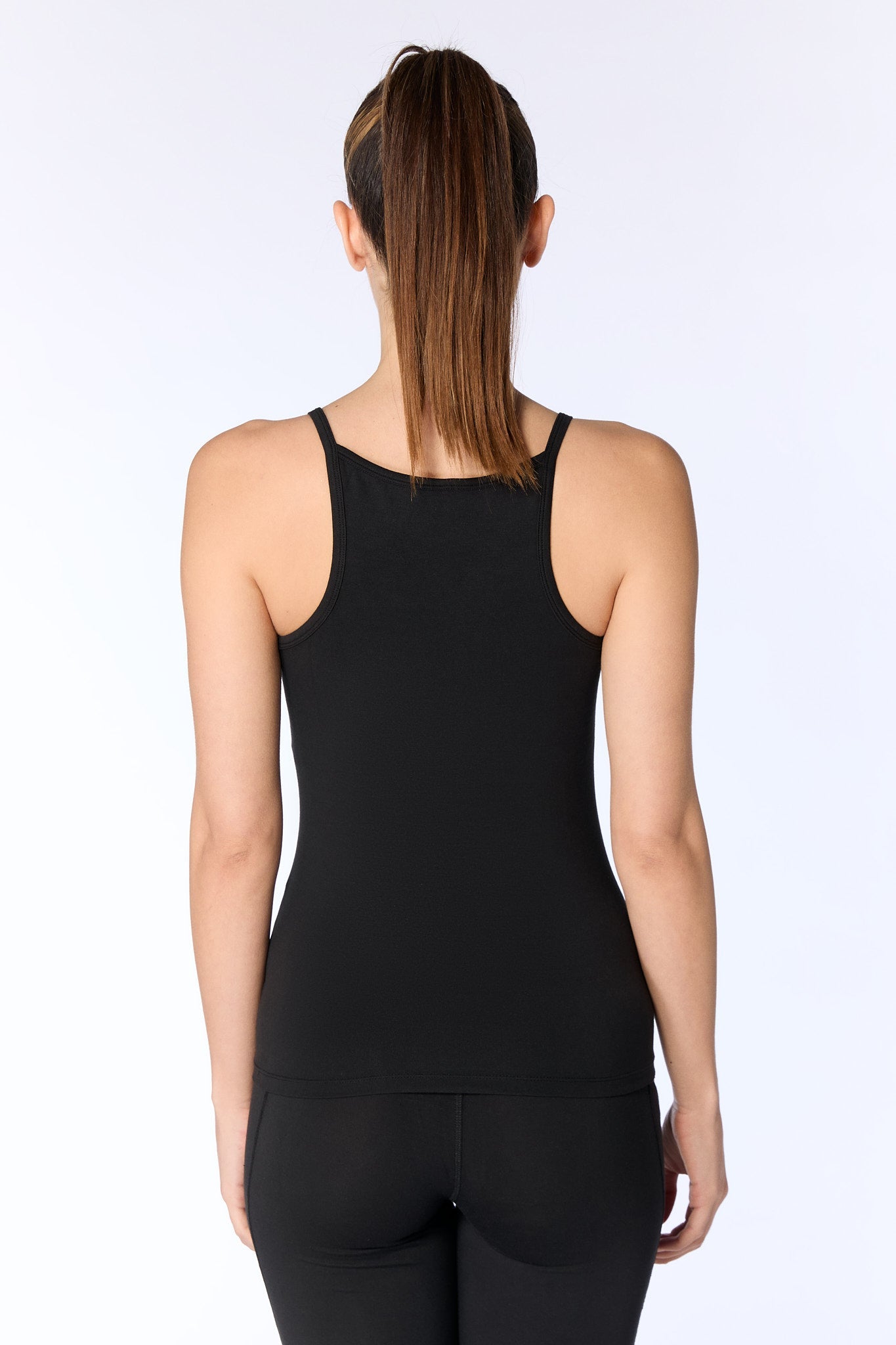 T1222-01 | Damen Sport Top - Schwarz
