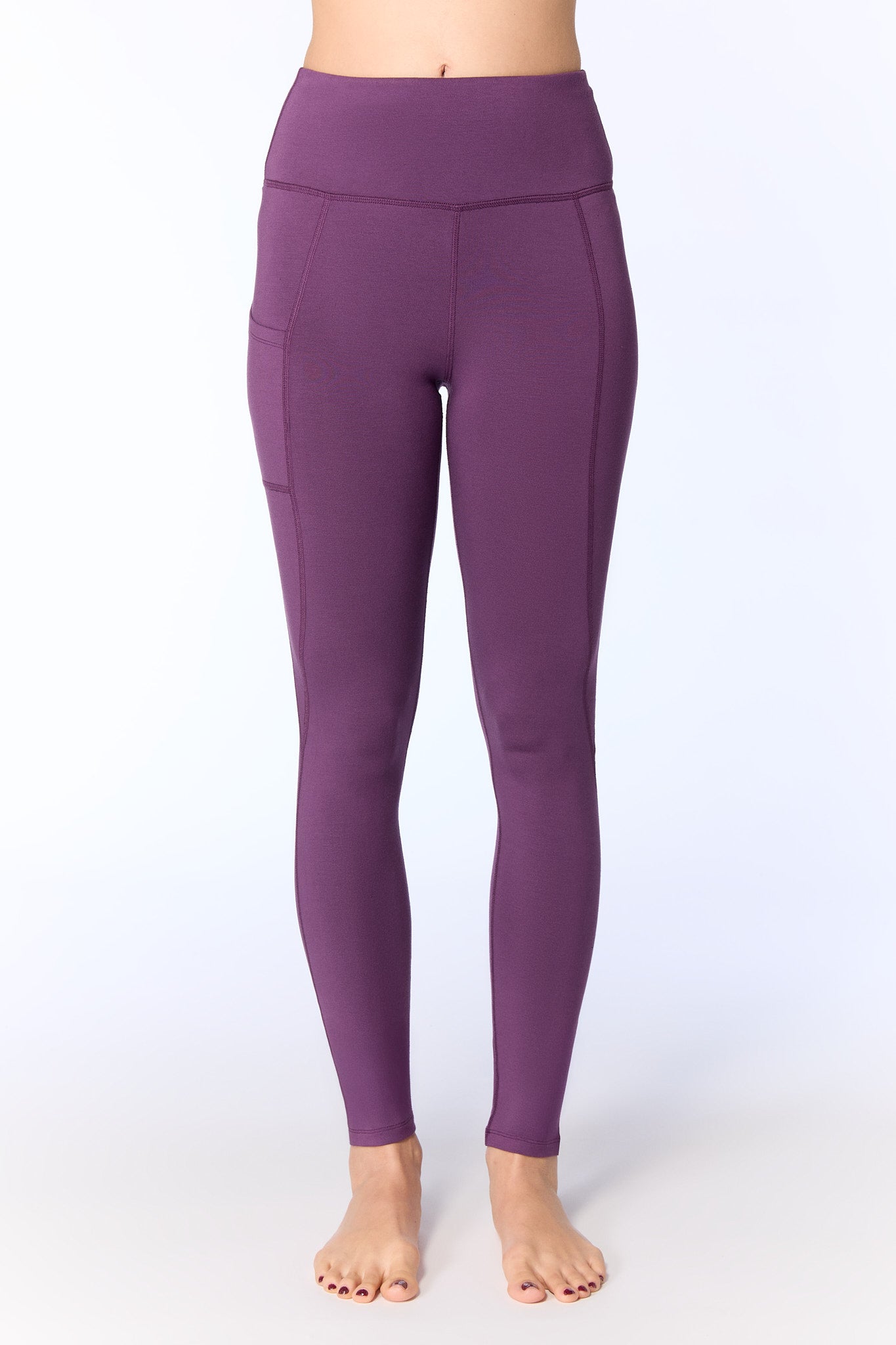 T1306-41 | Damen Leggings - Weinbeere