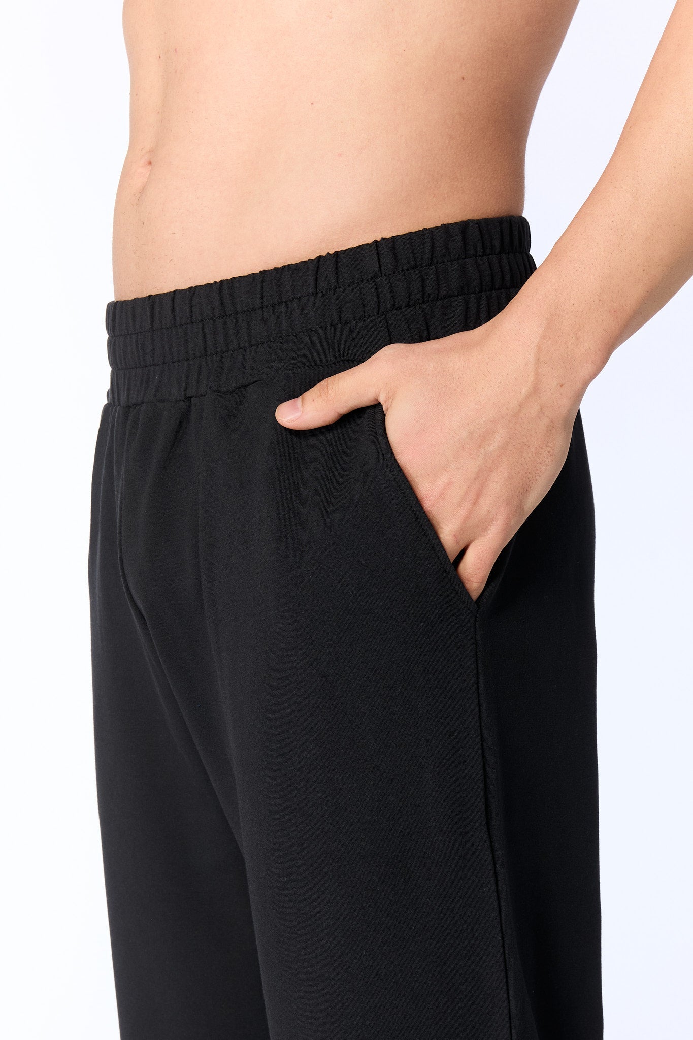T2315-01 | Herren Caprihose - Schwarz