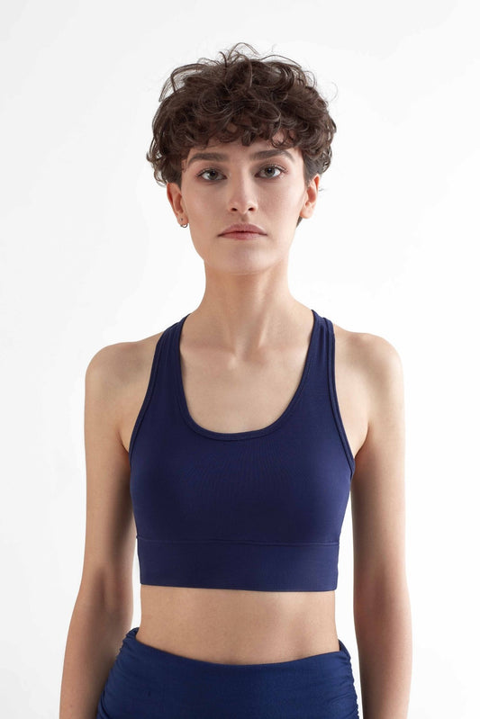 T1200-03 | Women Sport BH recyclet - Navy