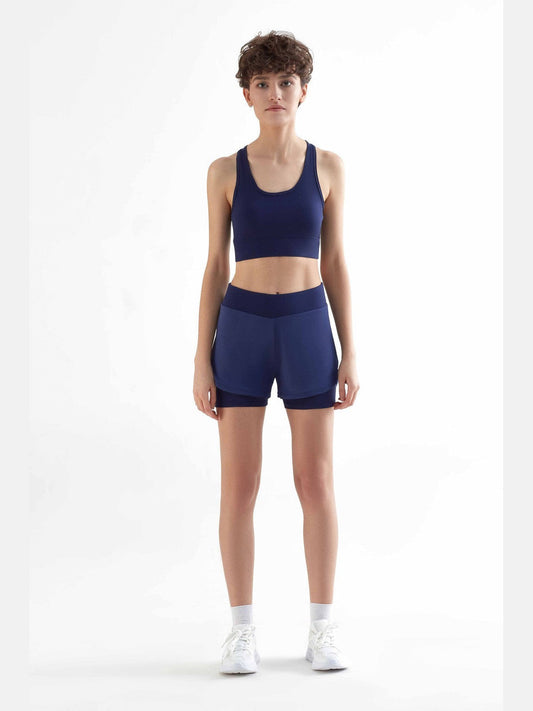 T1200-03 | Damen Sport BH recyclet - Navy