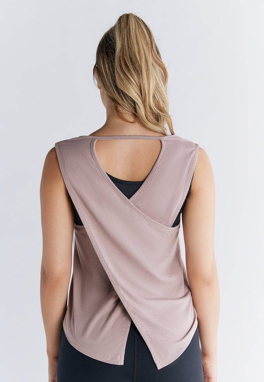 T1213-25 | TENCEL™ Active Women Top - Lilac Marble