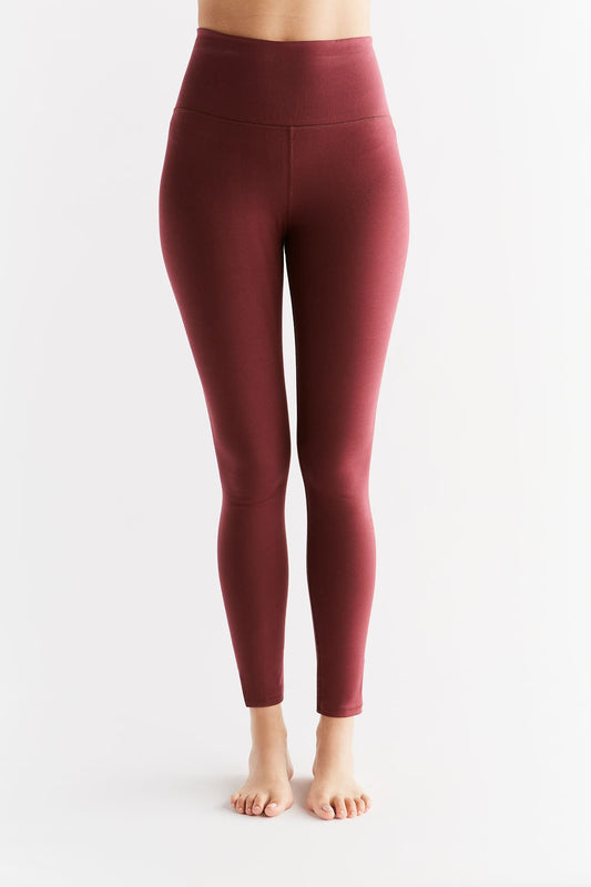 T1300-26 | Women Leggings recyclet - Windsor Wine