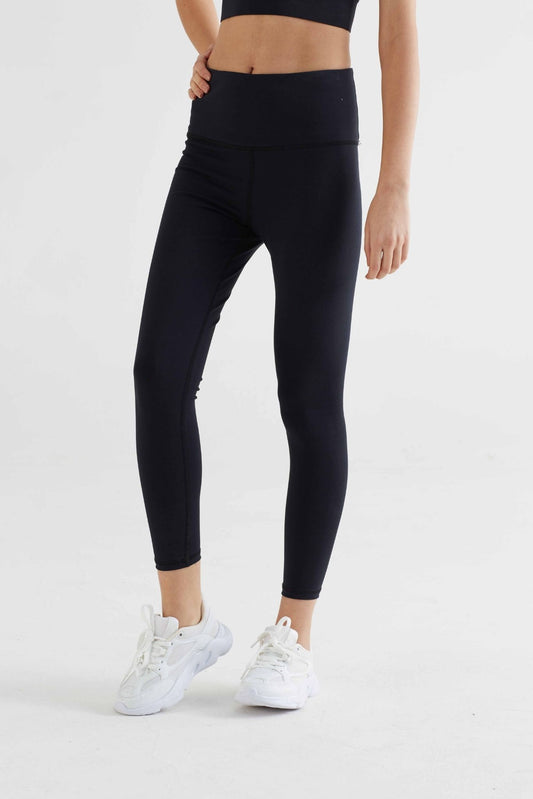 T1310-01 | Women 7/8 Leggings recyclet - Black
