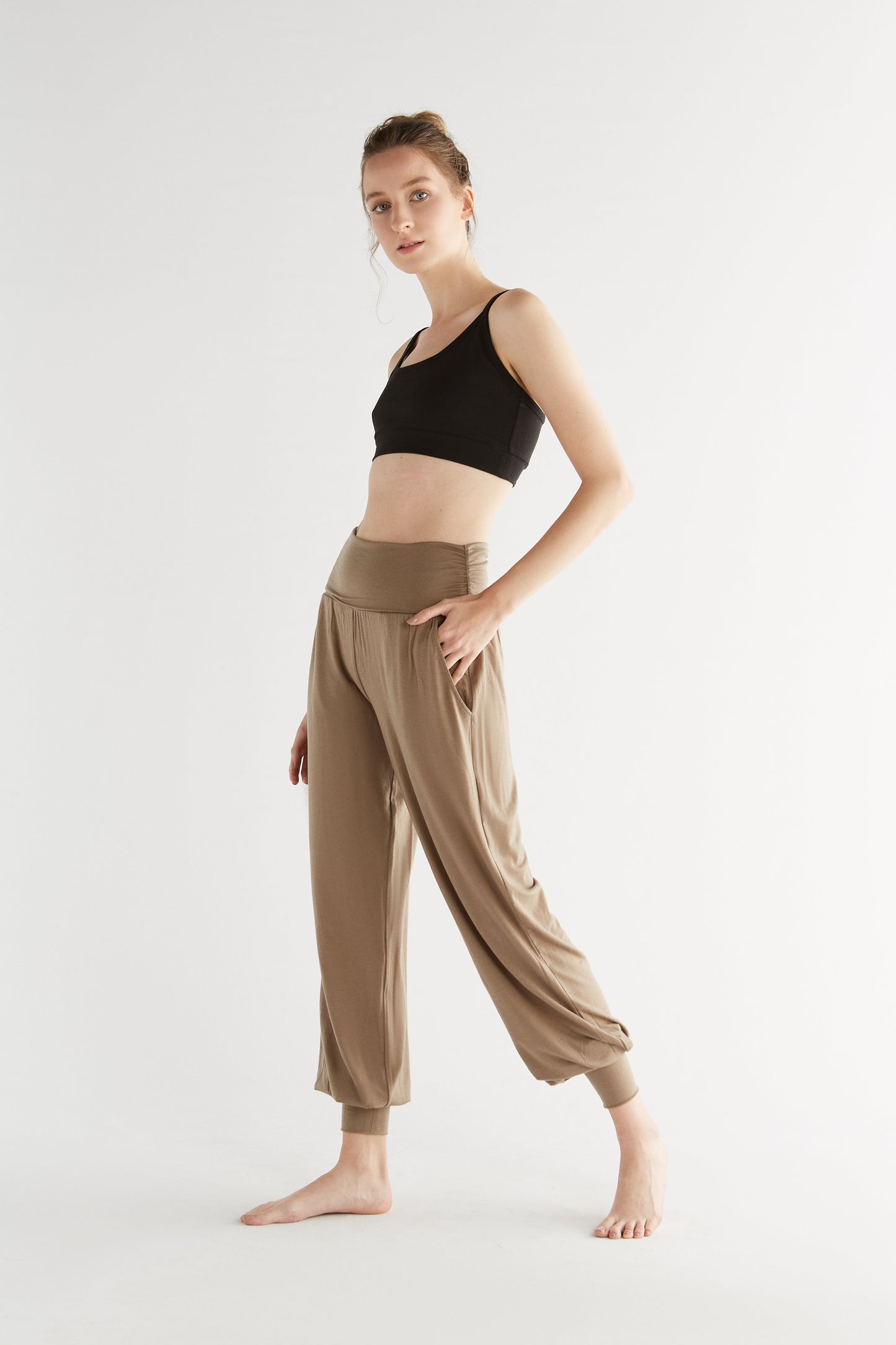 T1320-21 | TENCEL™ Intimate Damen Yoga Hose - Mink