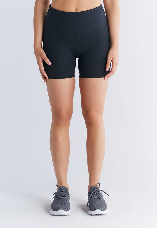 T1332-01 | Women Fit Mini Shorts - Black