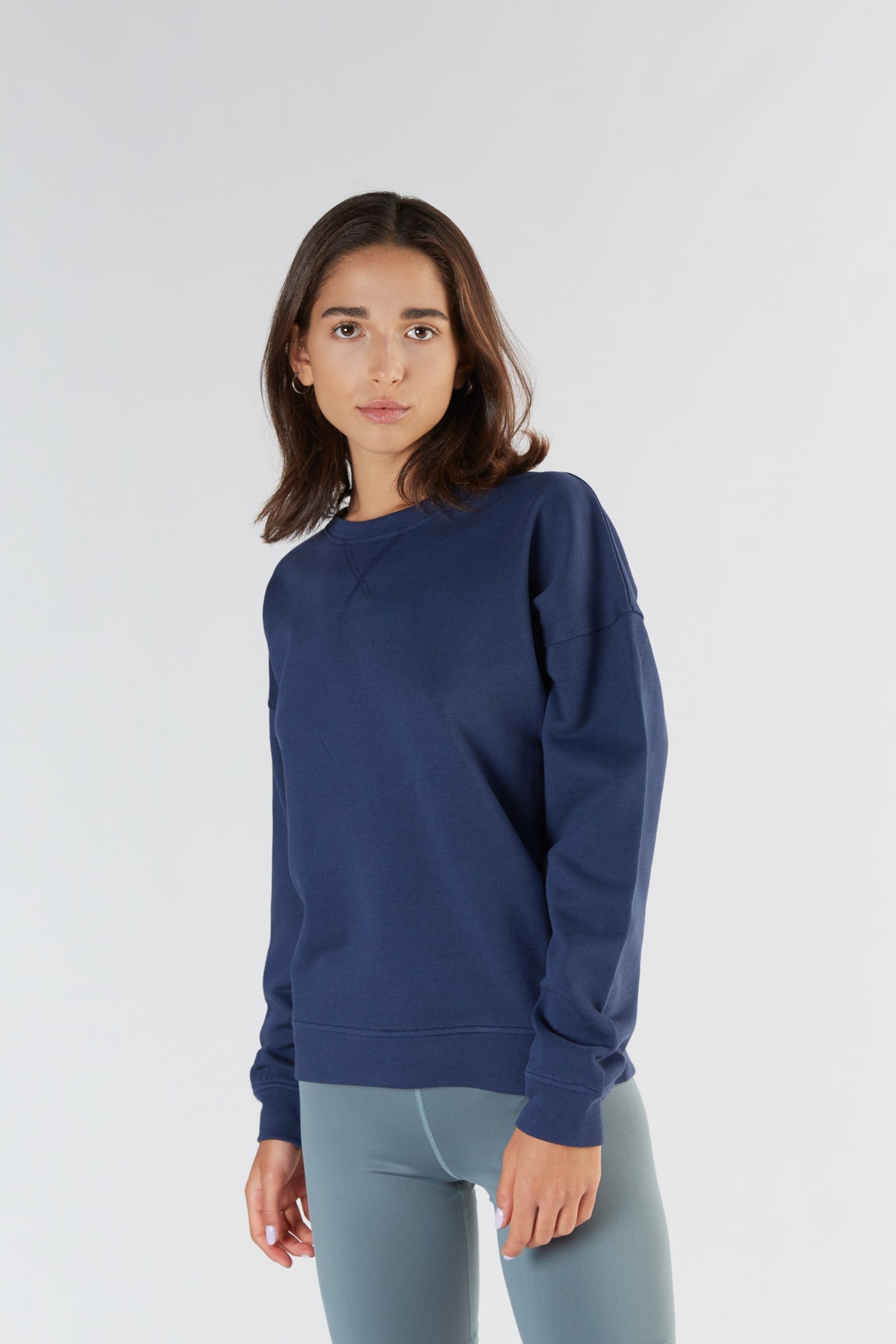 T1800-03 | TENCEL™ Active Damen Sweatshirt - Navy
