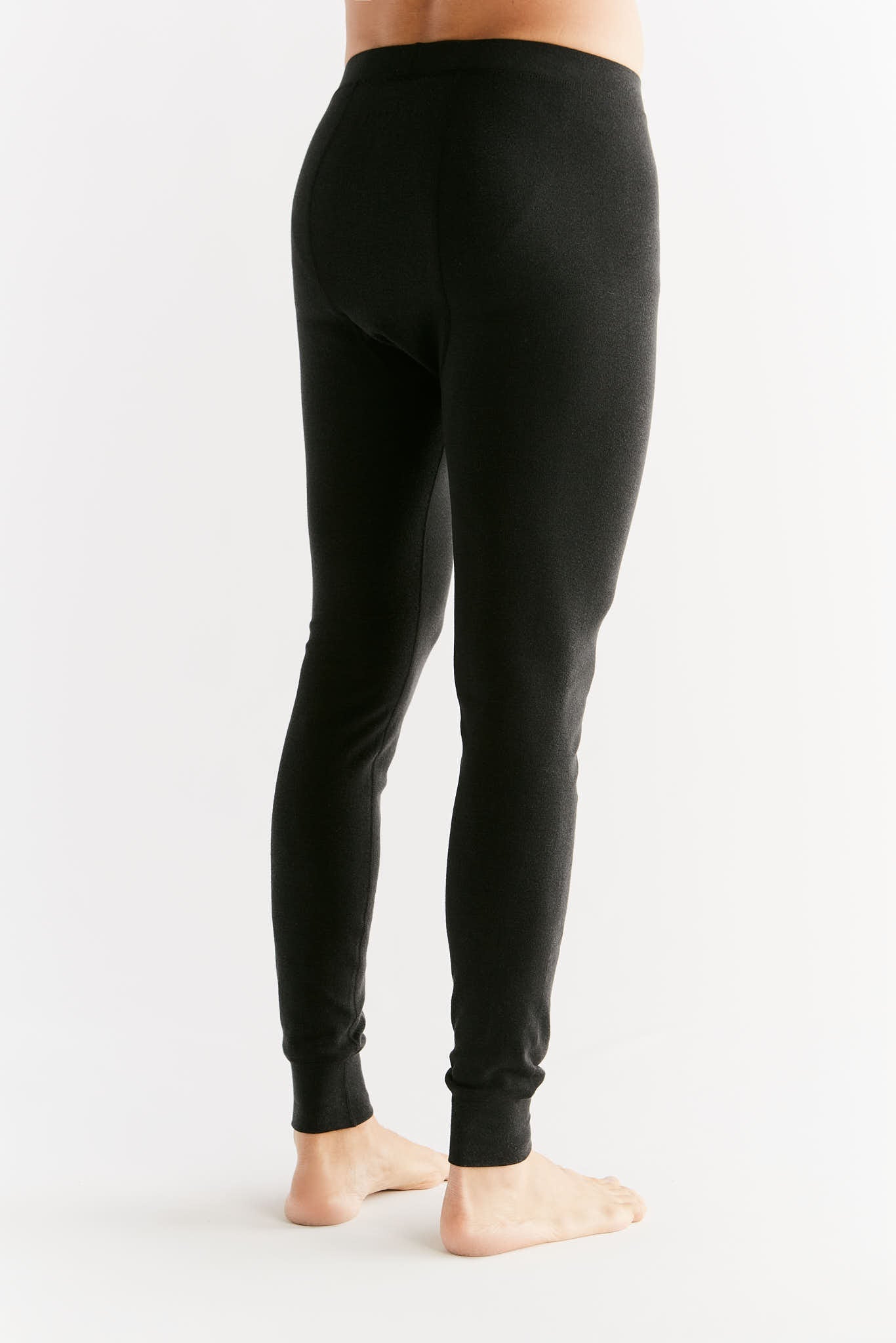 T2399-01 | Men Warm Leggings  - Black