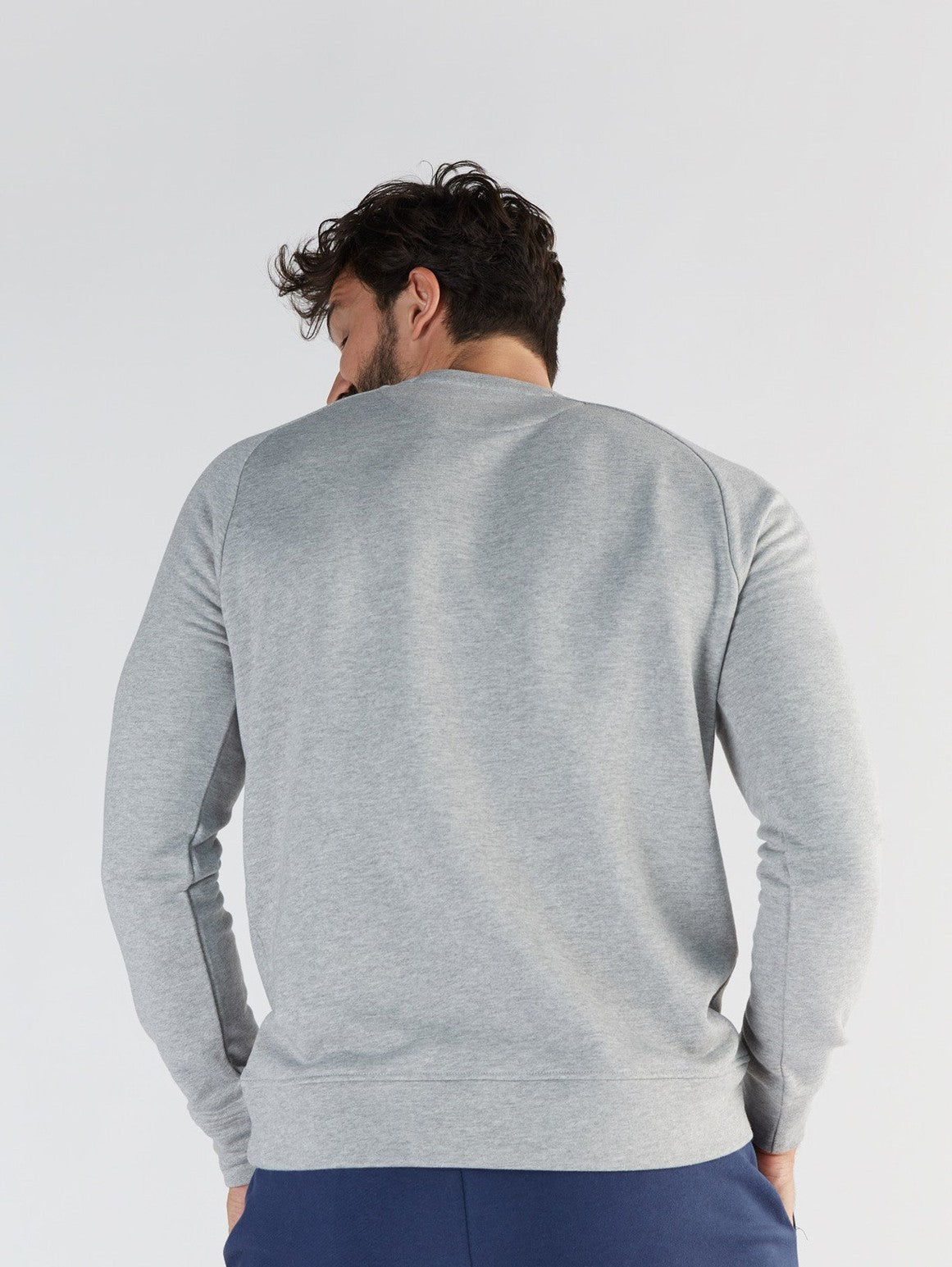 T2800-00 | TENCEL™ Active Men Sweatshirt - Light Grey-Melange